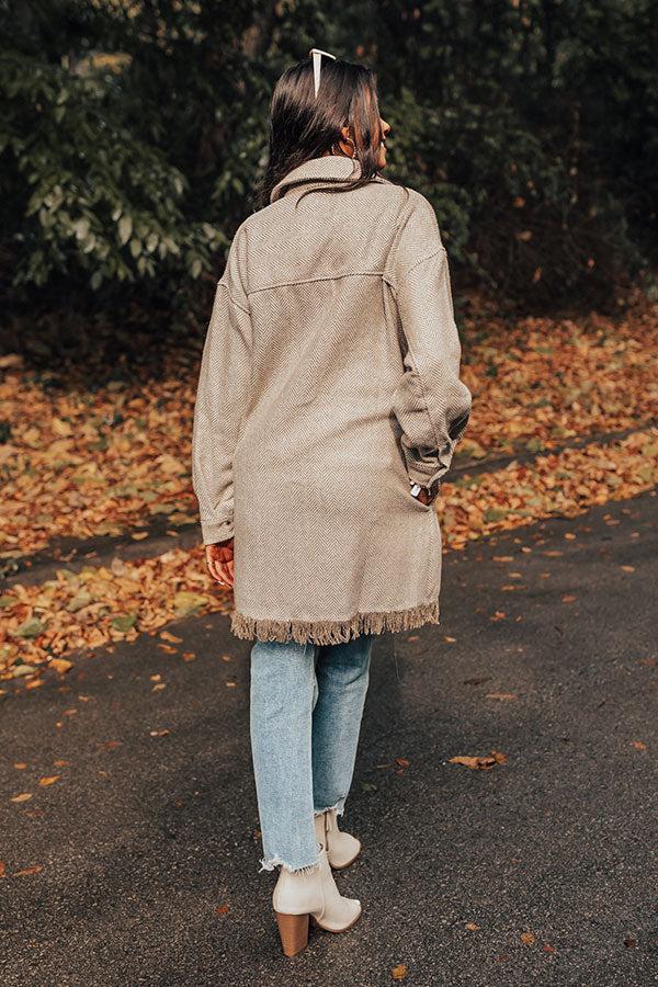 Pumpkin Spice Please Tweed Jacket Product Image