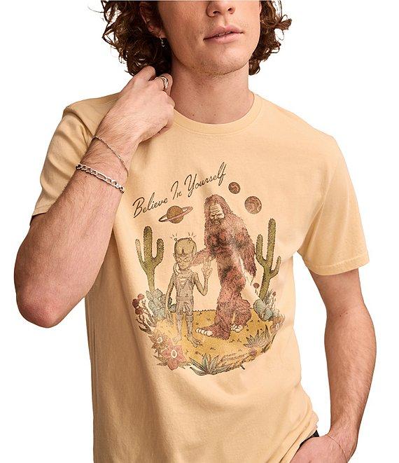 Lucky Brand Believe In Yourself Short Sleeve Graphic T-Shirt Product Image