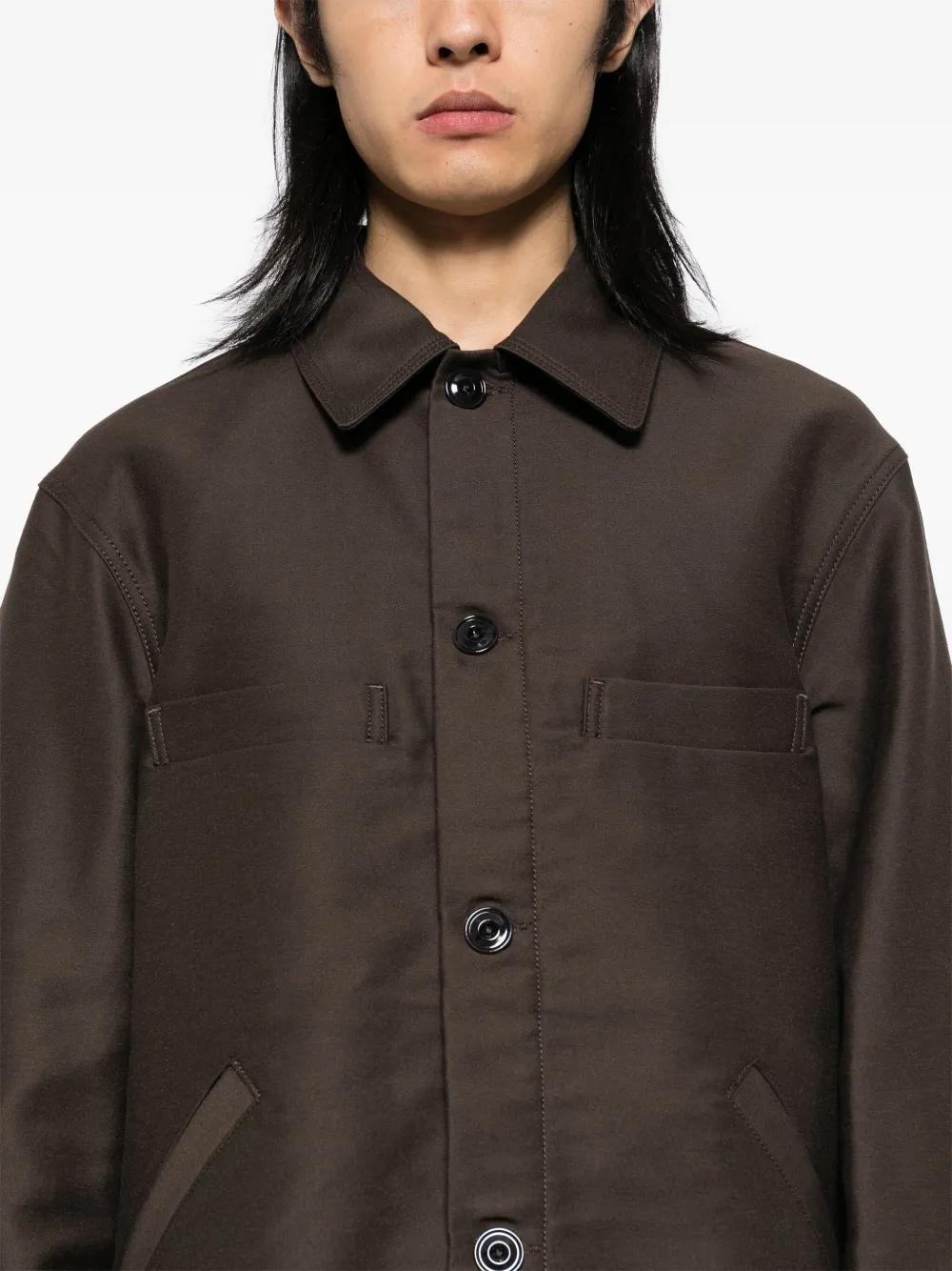 twisted sleeved workwear jacket Product Image