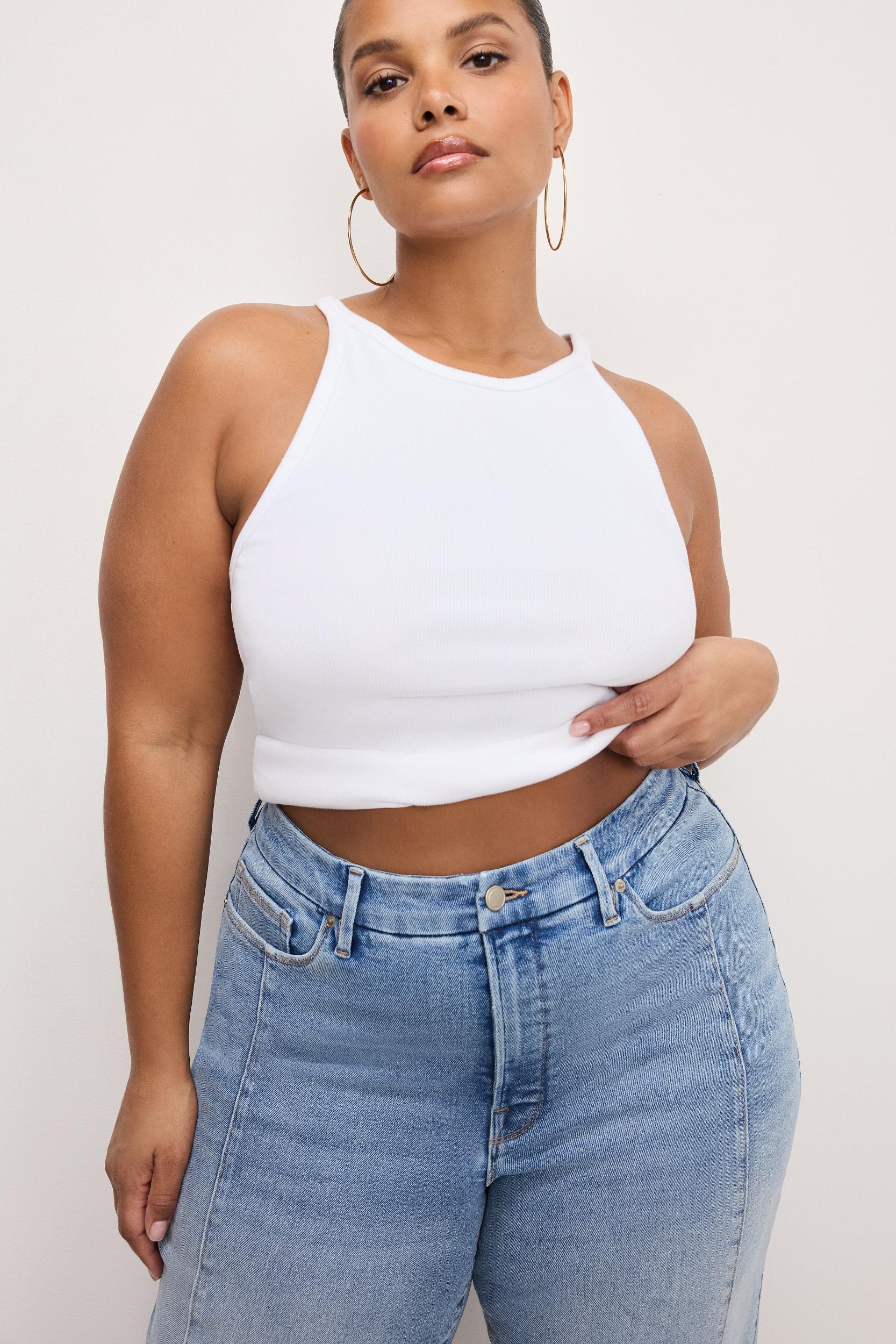 GOOD WAIST PALAZZO JEANS | INDIGO957 Product Image