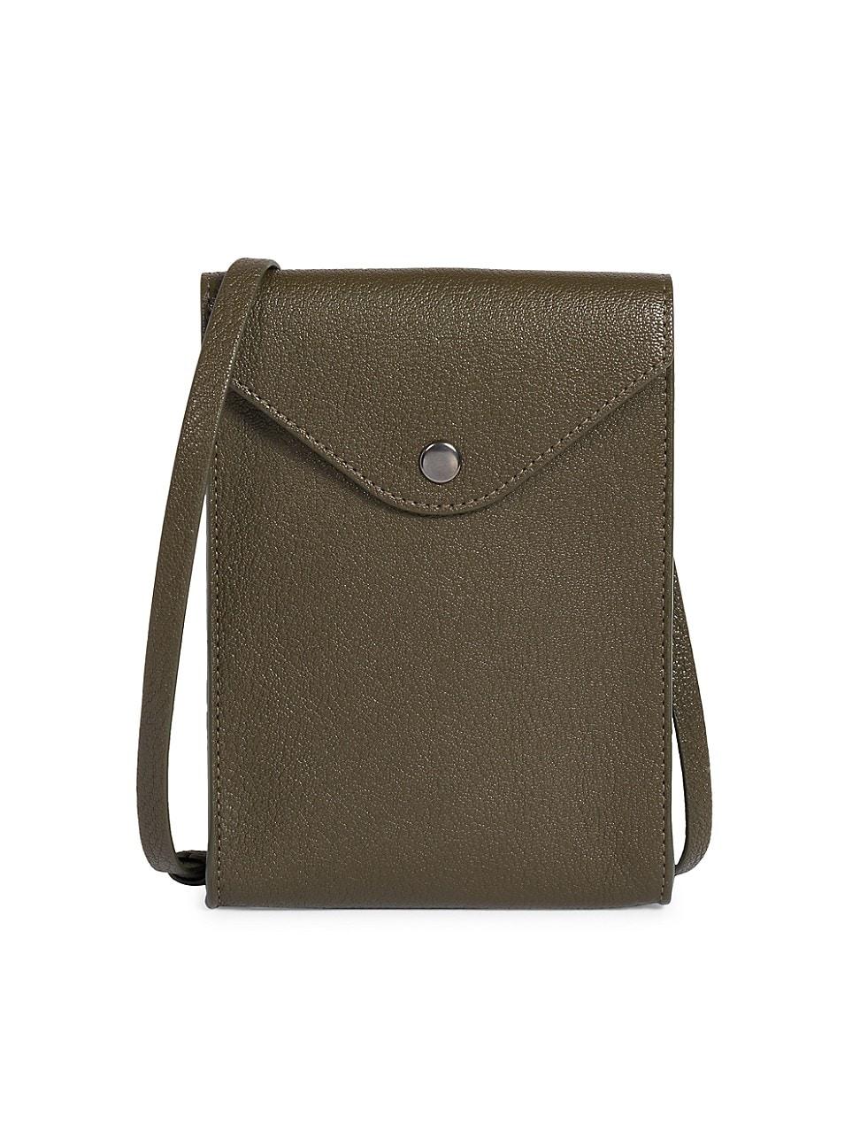 Mens Leather Envelope Clutch Product Image