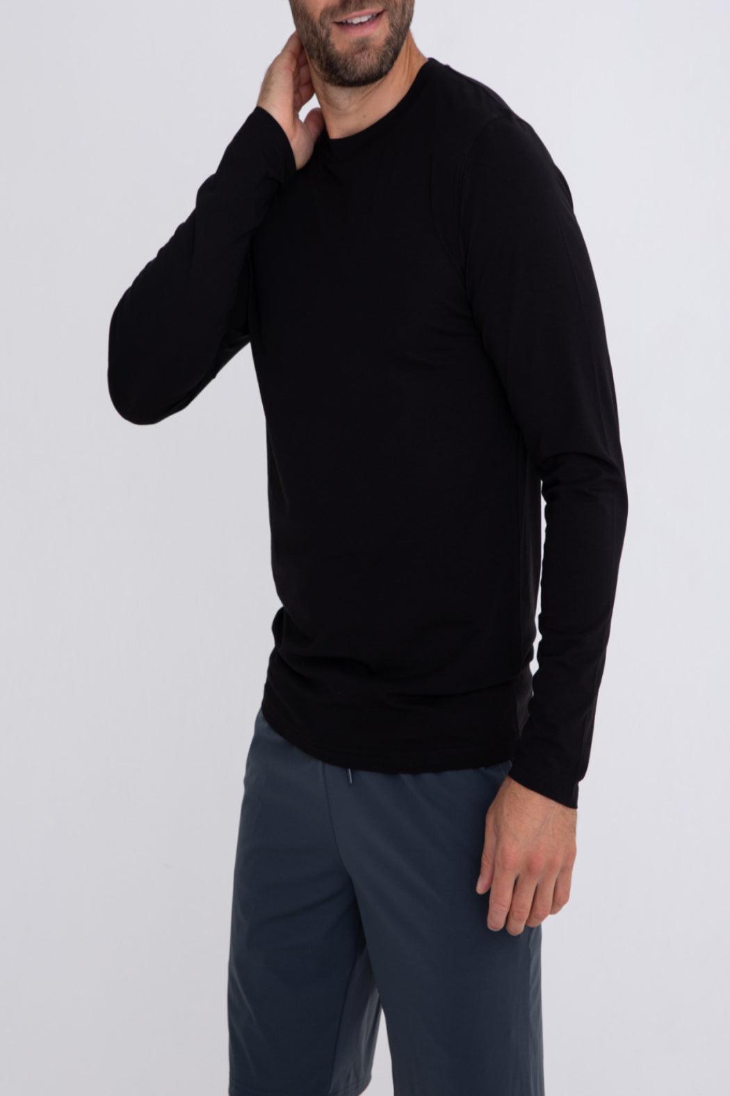 Pima Cotton Blend Long Sleeve Shirt Product Image