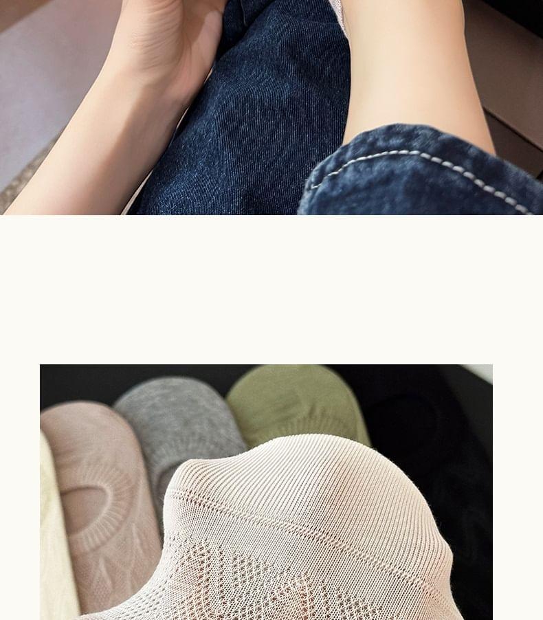 Set of 4 Pairs: Plain No Show Socks Product Image