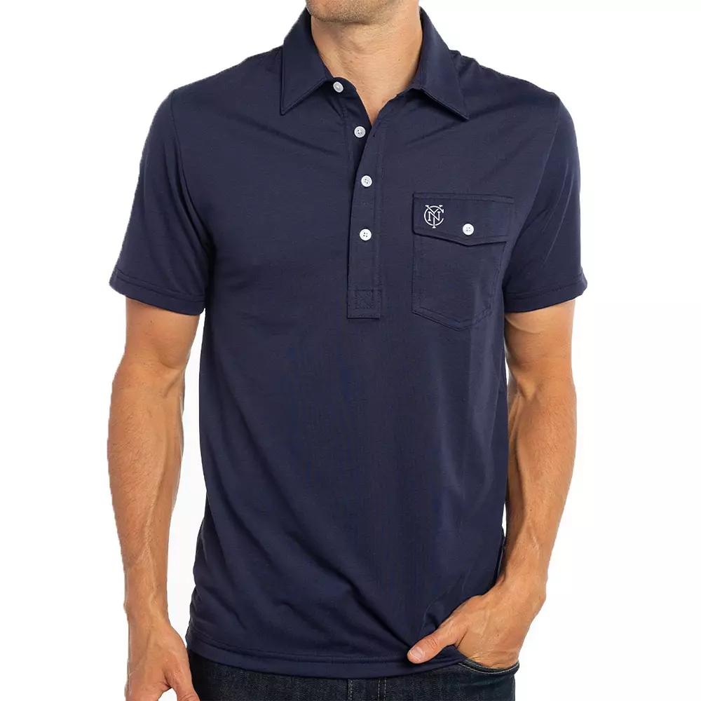 Men's Navy New York City FC Player Polo,  Product Image