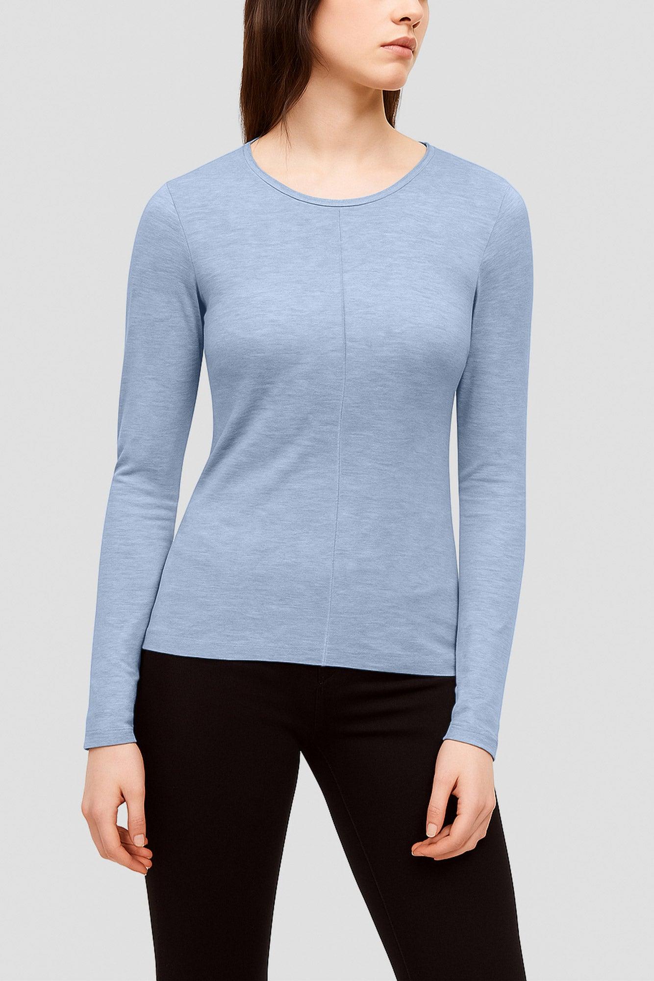 Women's Labs 3D Print-Knit Long Sleeve - Light Blue Product Image
