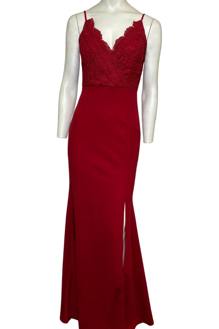Lady In Red Maxi Dress Product Image