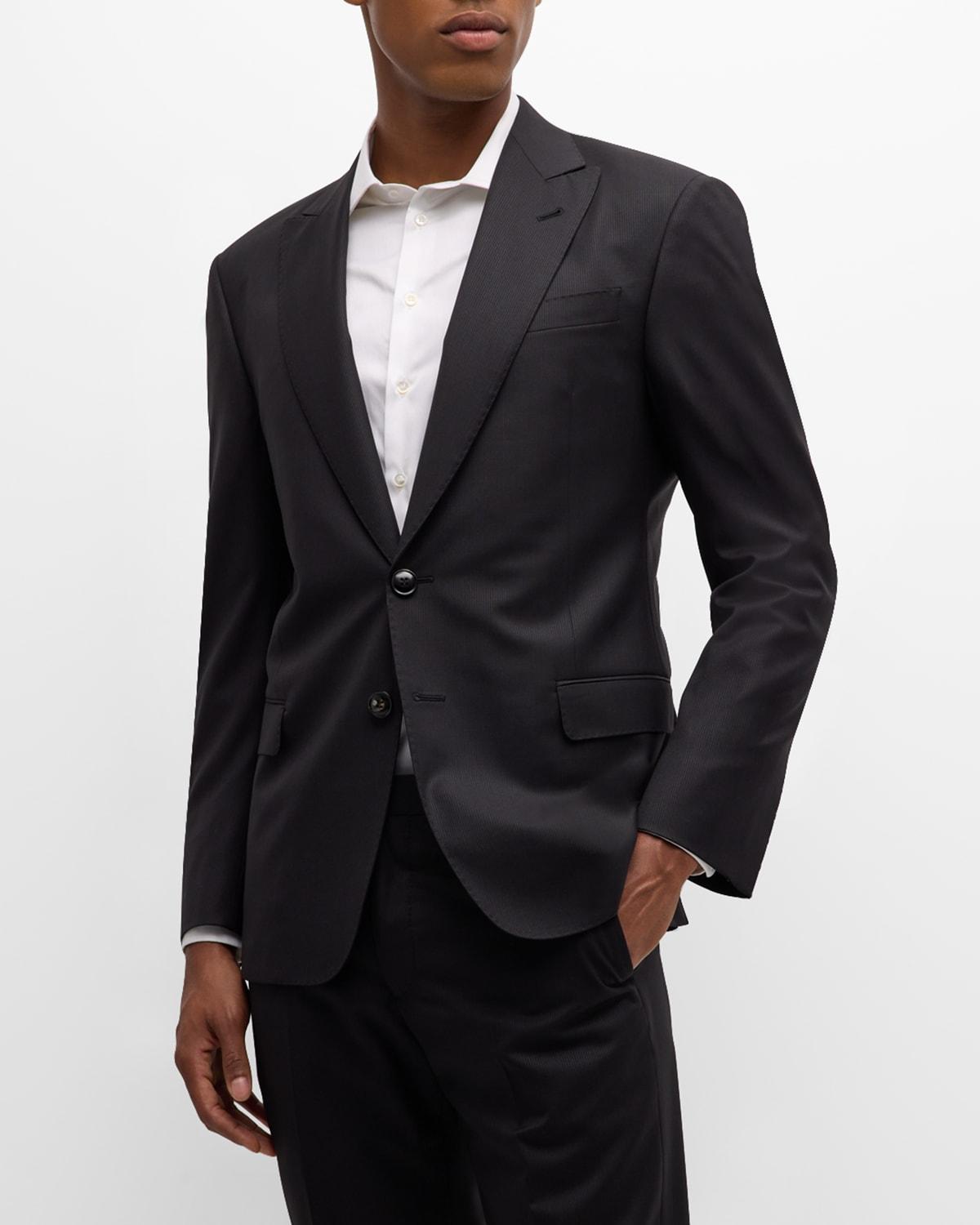 Mens Tonal Pinstripe Suit Product Image