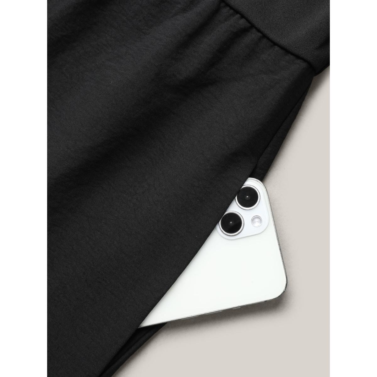 Plus Size Black Lace Sheer Sleeve Flared Jumpsuit Women Elegant Extra Long Sleeve Heart neckline Elegant Loose Jumpsuits BloomChic 10/M Product Image