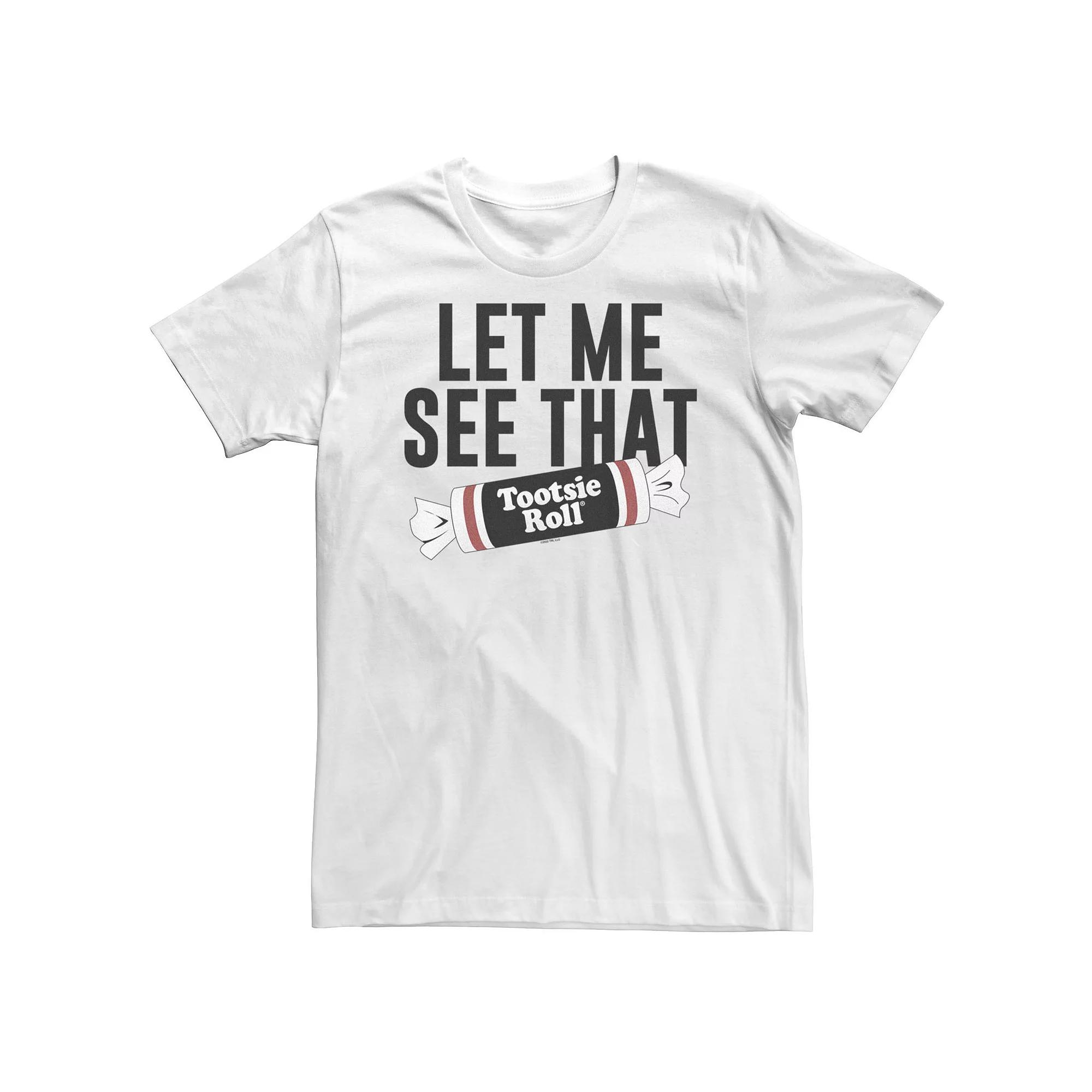 Big & Tall Tootsie Roll Let Me See That Tee, Men's,  Product Image