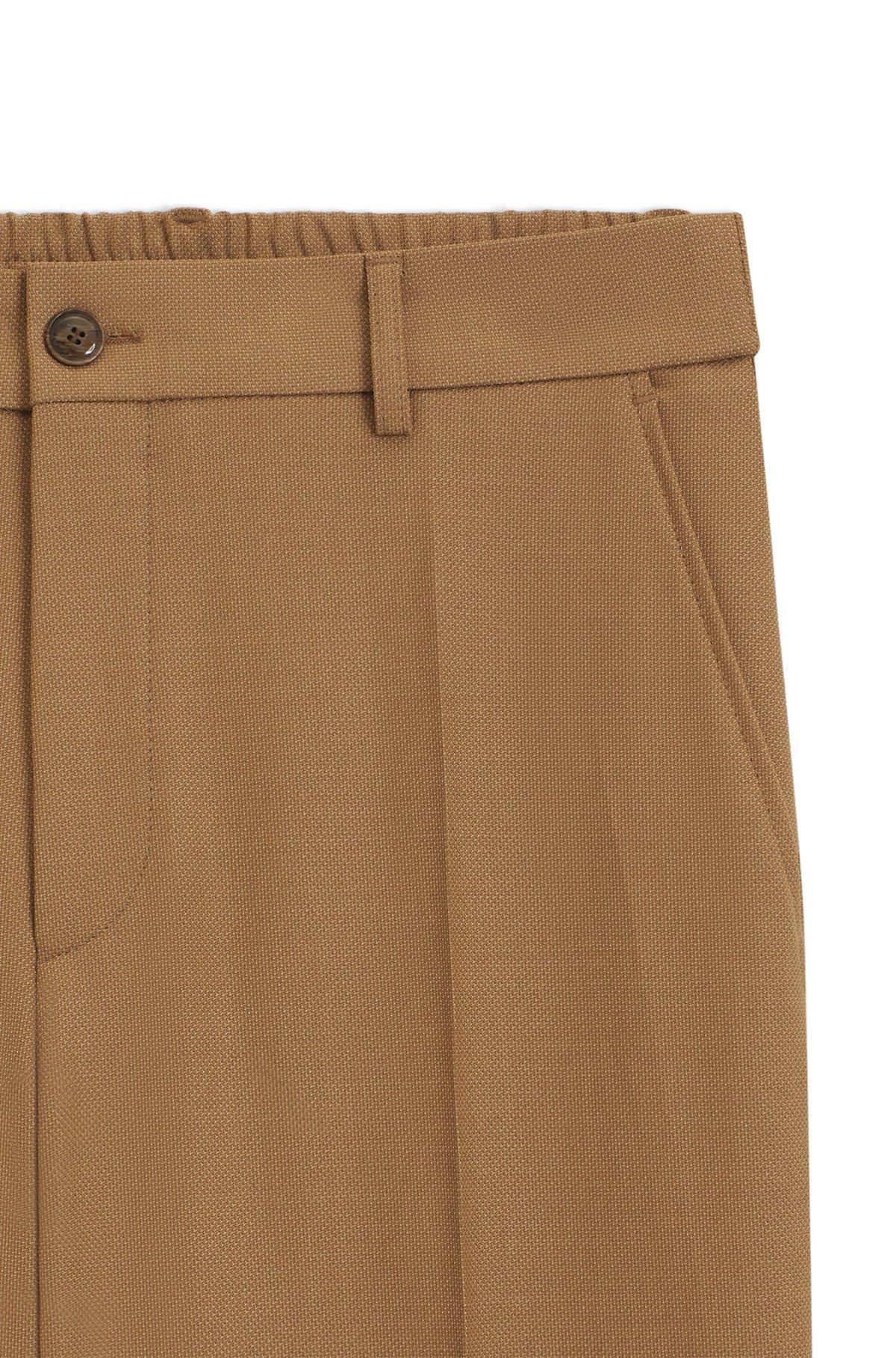 Tapered-fit trousers in machine-washable stretch fabric Product Image