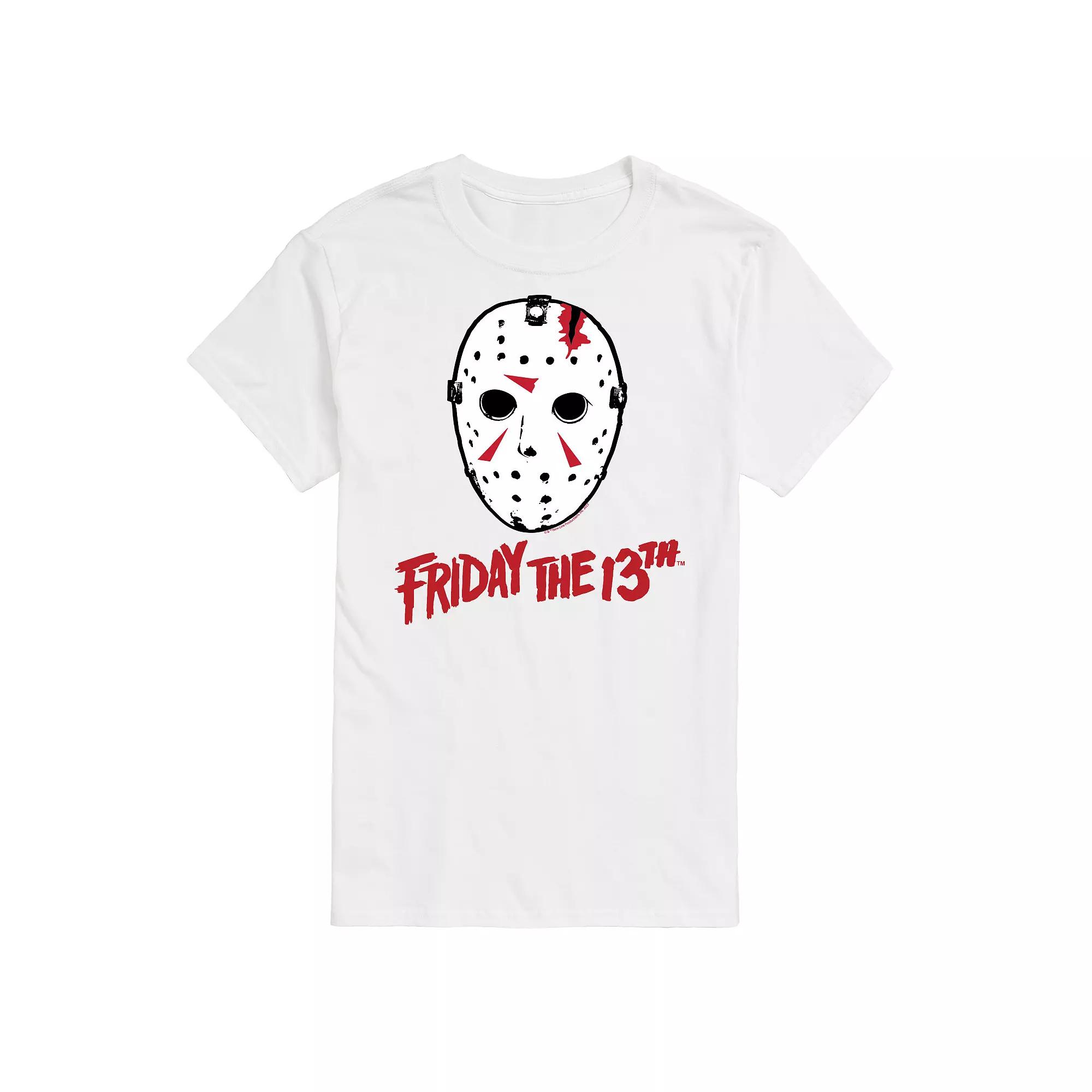 Men's Friday The 13th Ski Mask Logo Graphic Tee,  Product Image