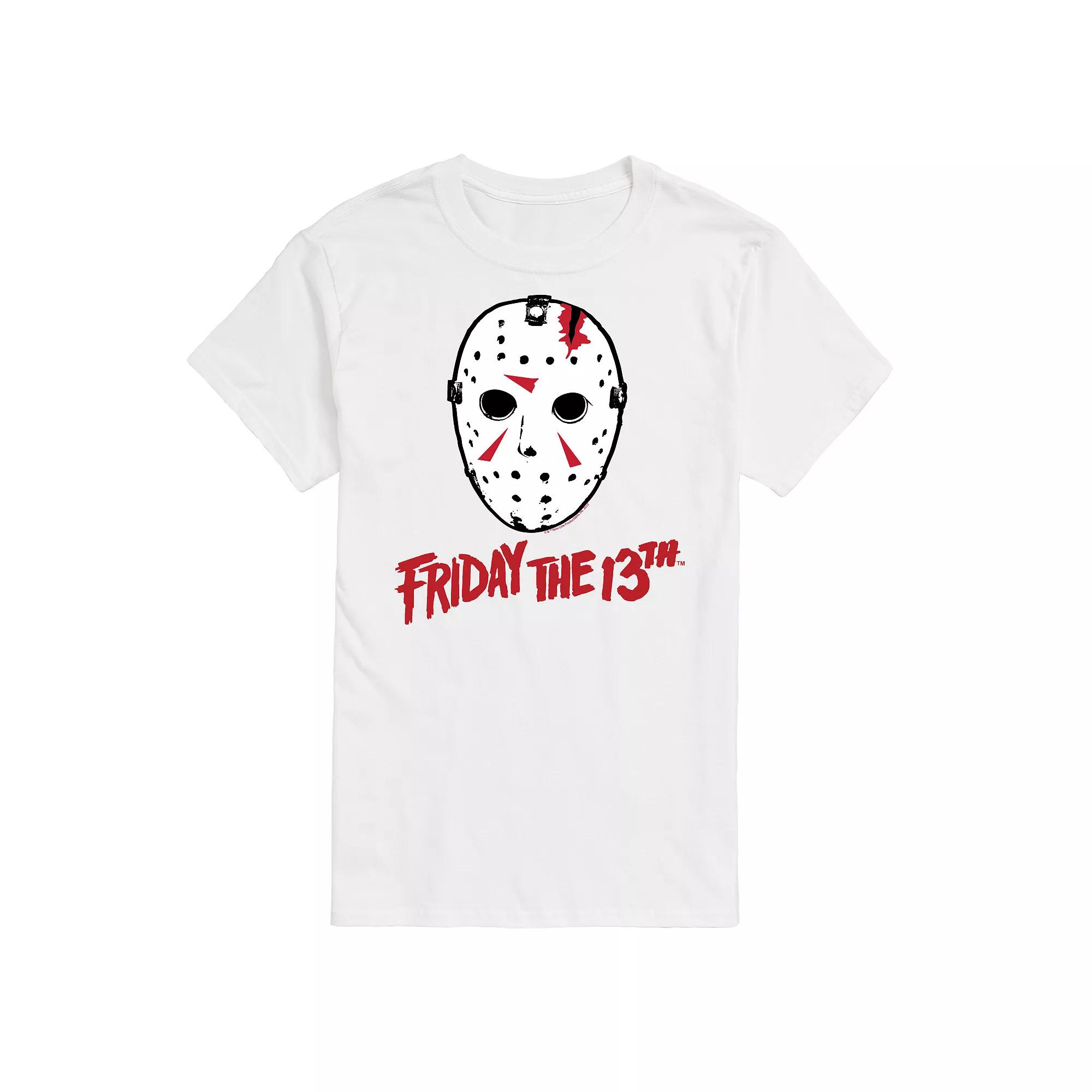 Men's Friday The 13th Ski Mask Logo Graphic Tee,  Product Image