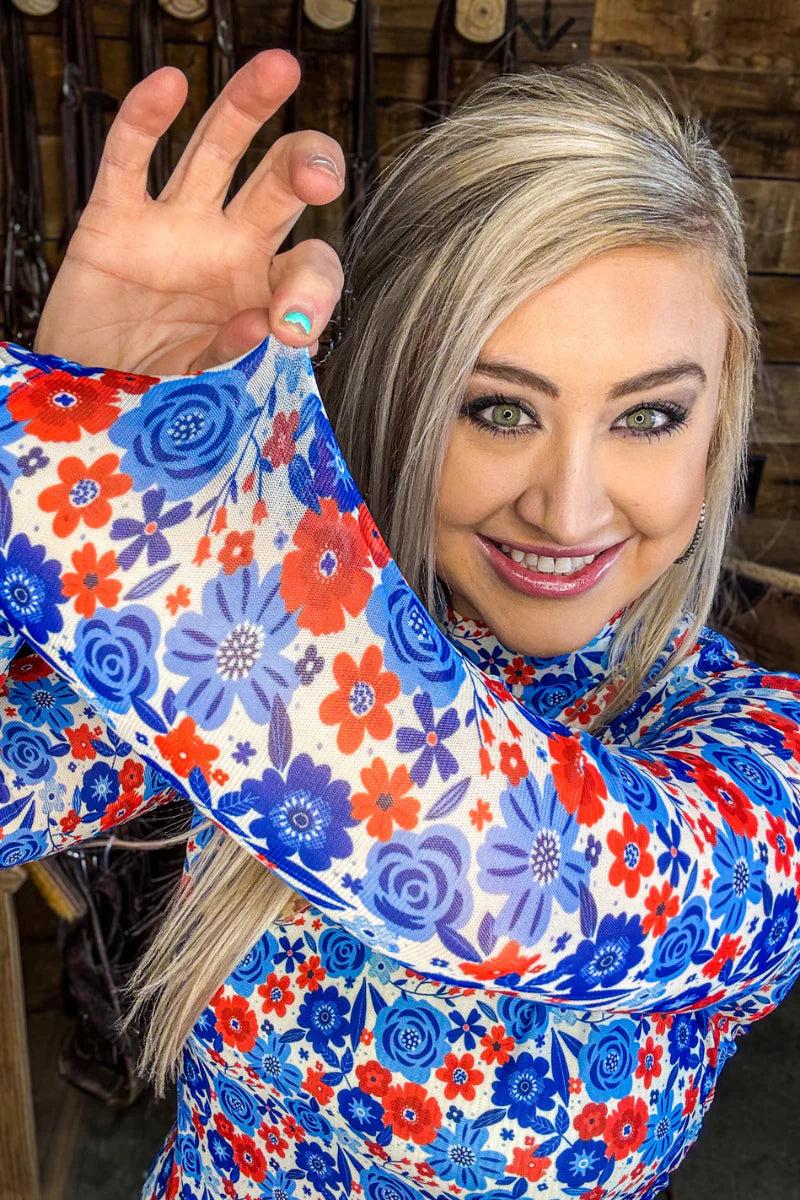 Sterling Kreek American Dreamin' Mesh Top* Product Image