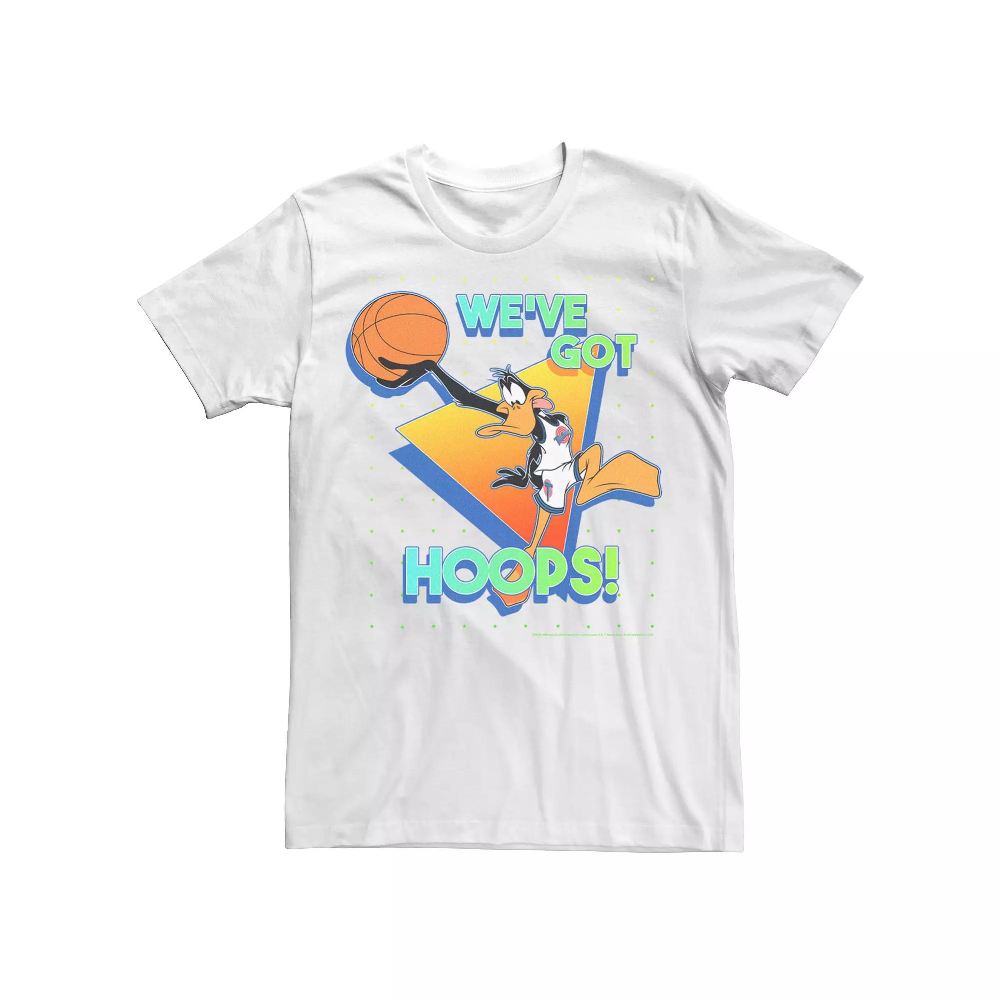 Men's Looney Tunes Space Jam Daffy Ducks We've Got Hoops Tee,  Product Image