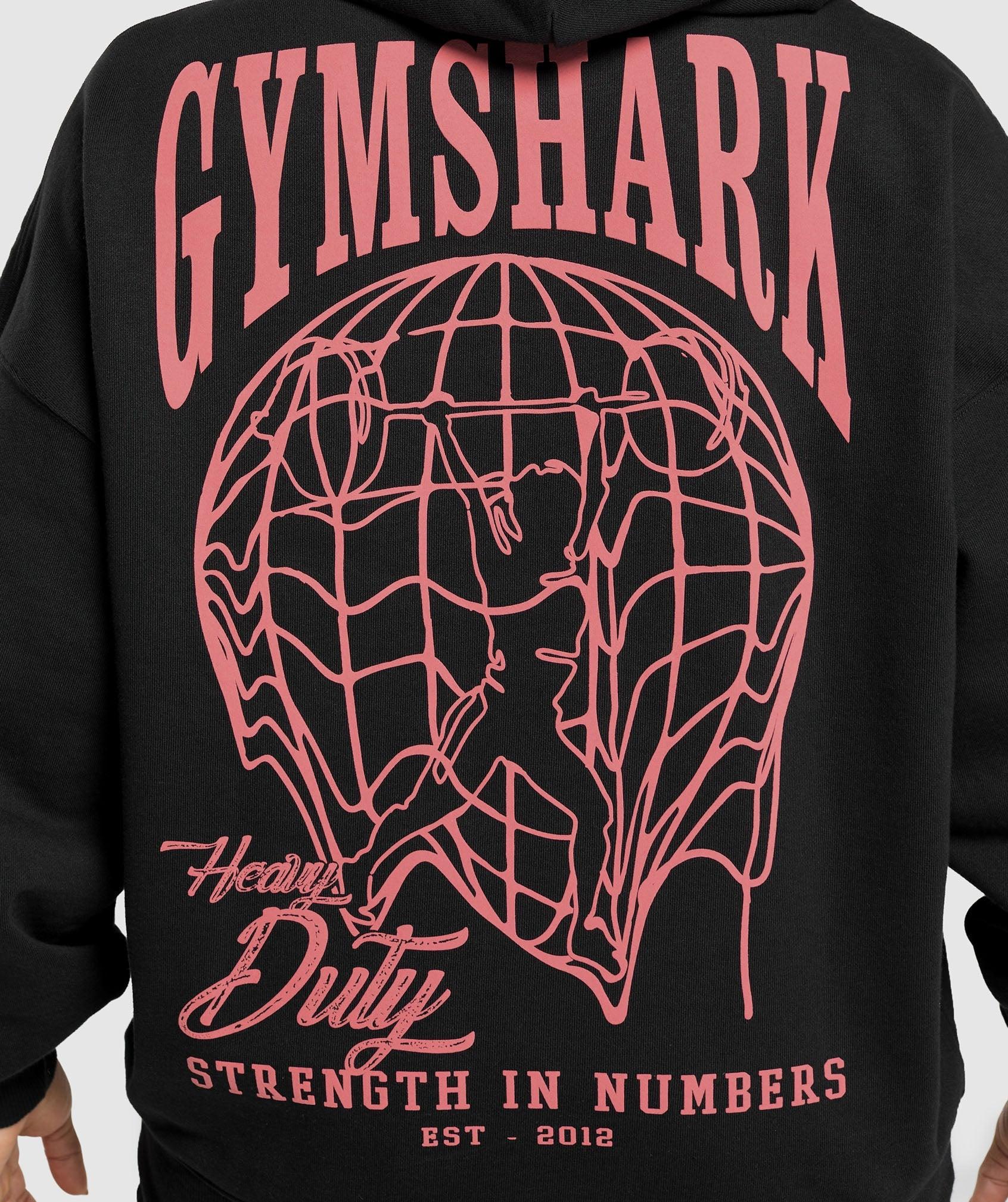 Gymshark Strength In Numbers Hoodie - Black Female Product Image