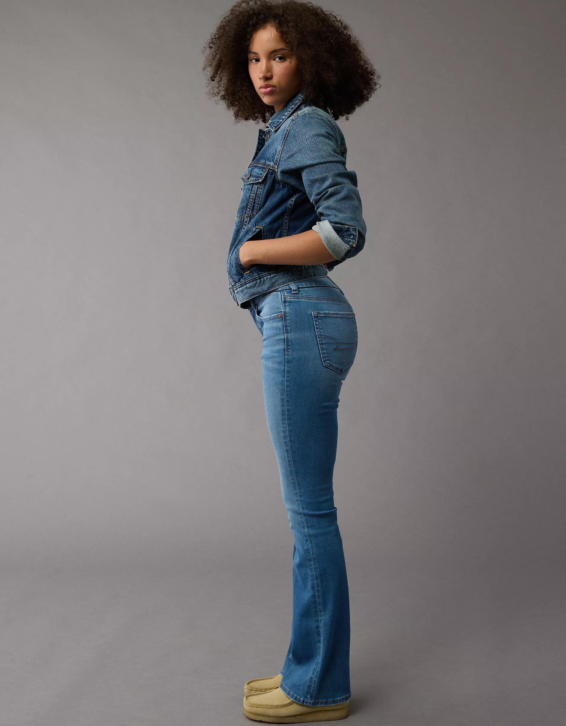 AE Next Level Curvy Low-Rise Kick Bootcut Jean Product Image