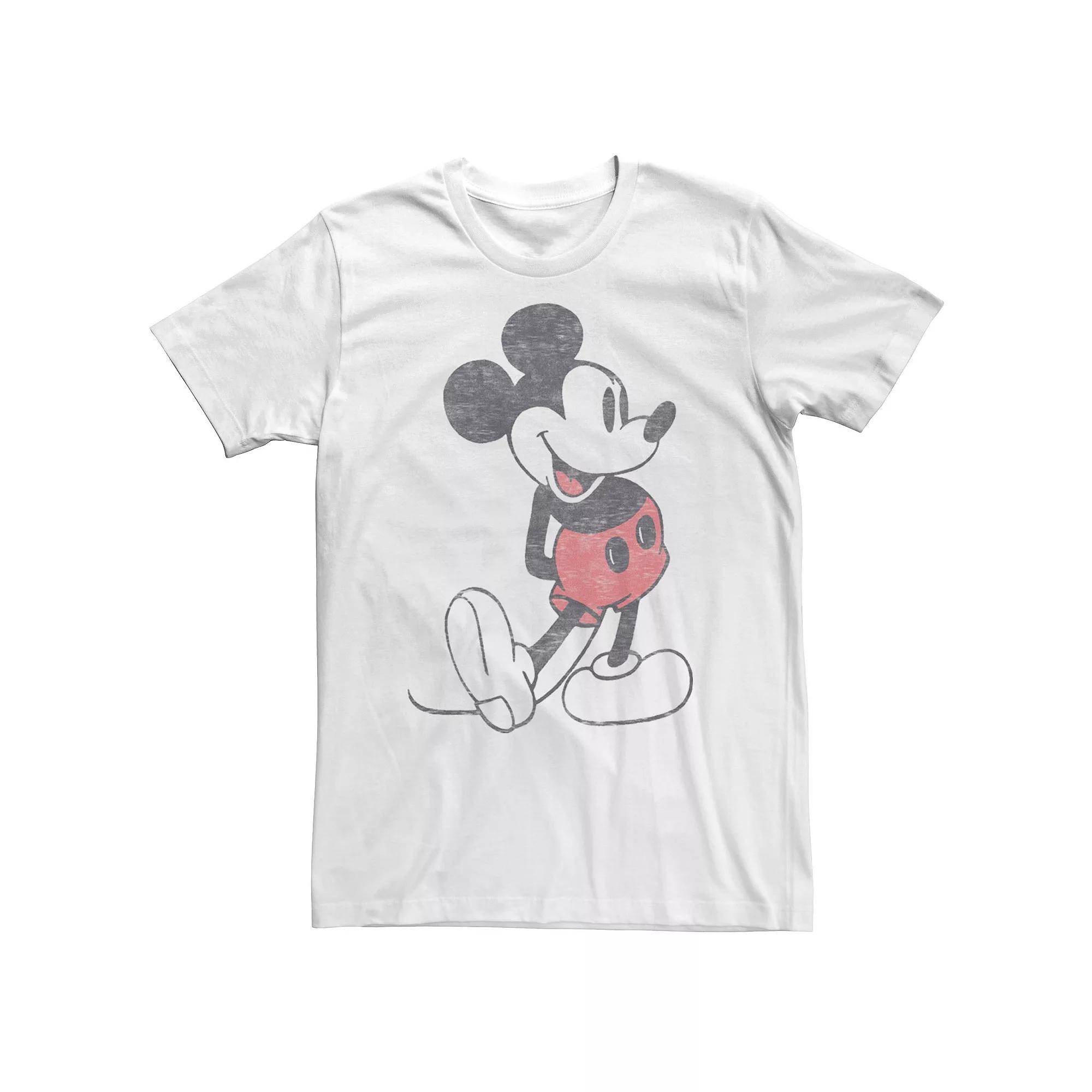 Big & Tall Disney Mickey & Friends Mickey Mouse Vintage Portrait Tee, Men's,  Product Image