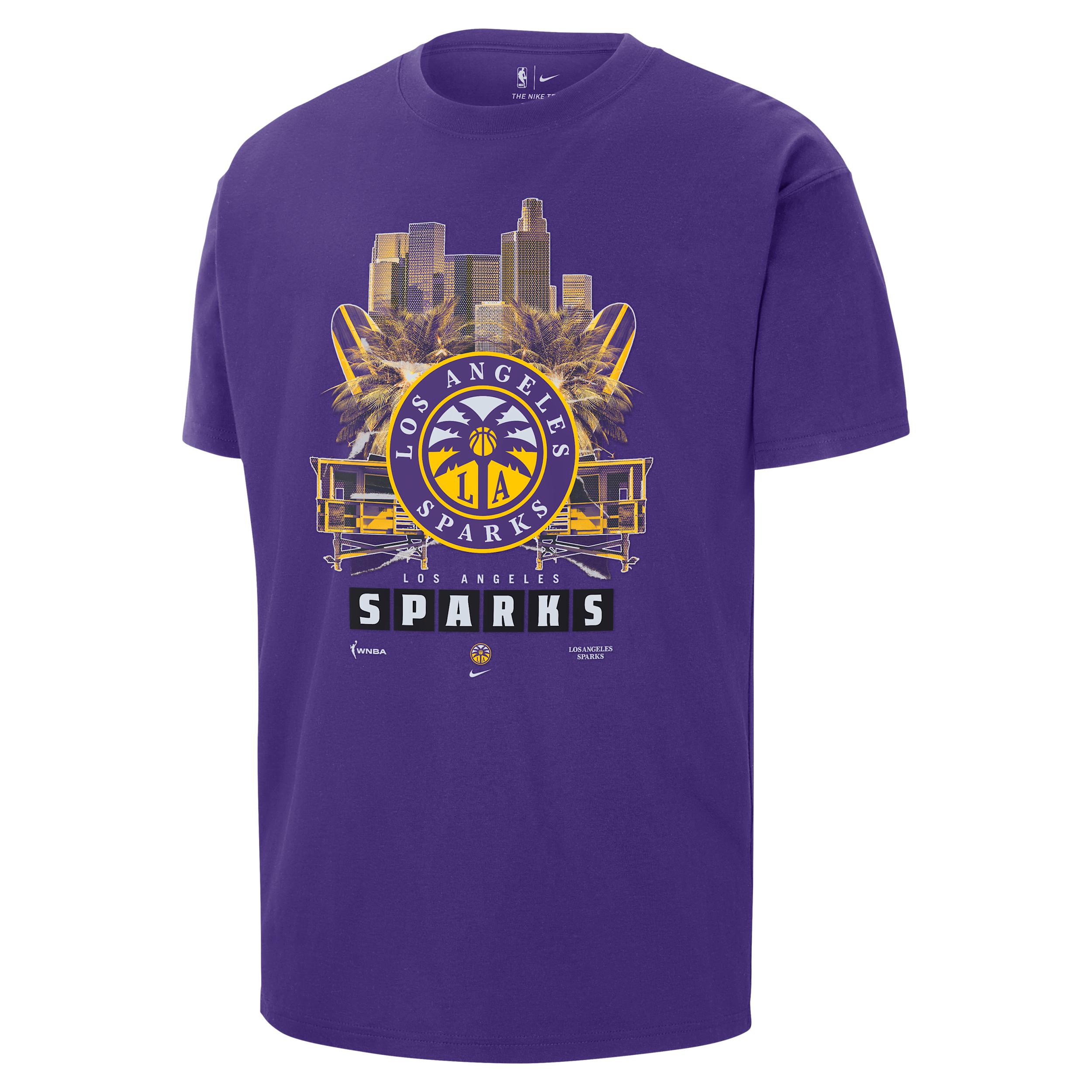 Los Angeles Sparks Nike Mens WNBA Max90 T-Shirt | HQ0005-504 Product Image