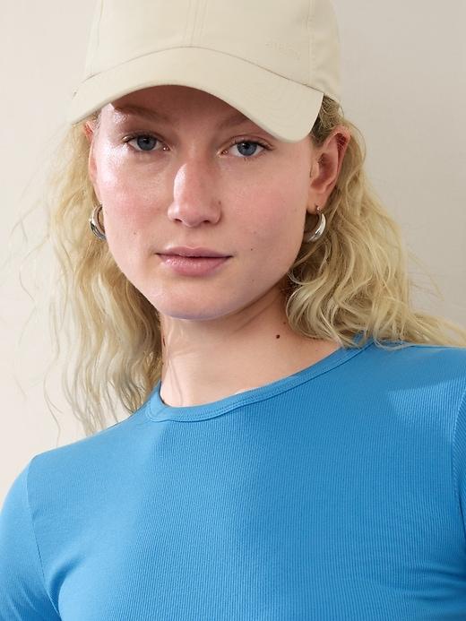 Signature Rib Crop Tee Product Image