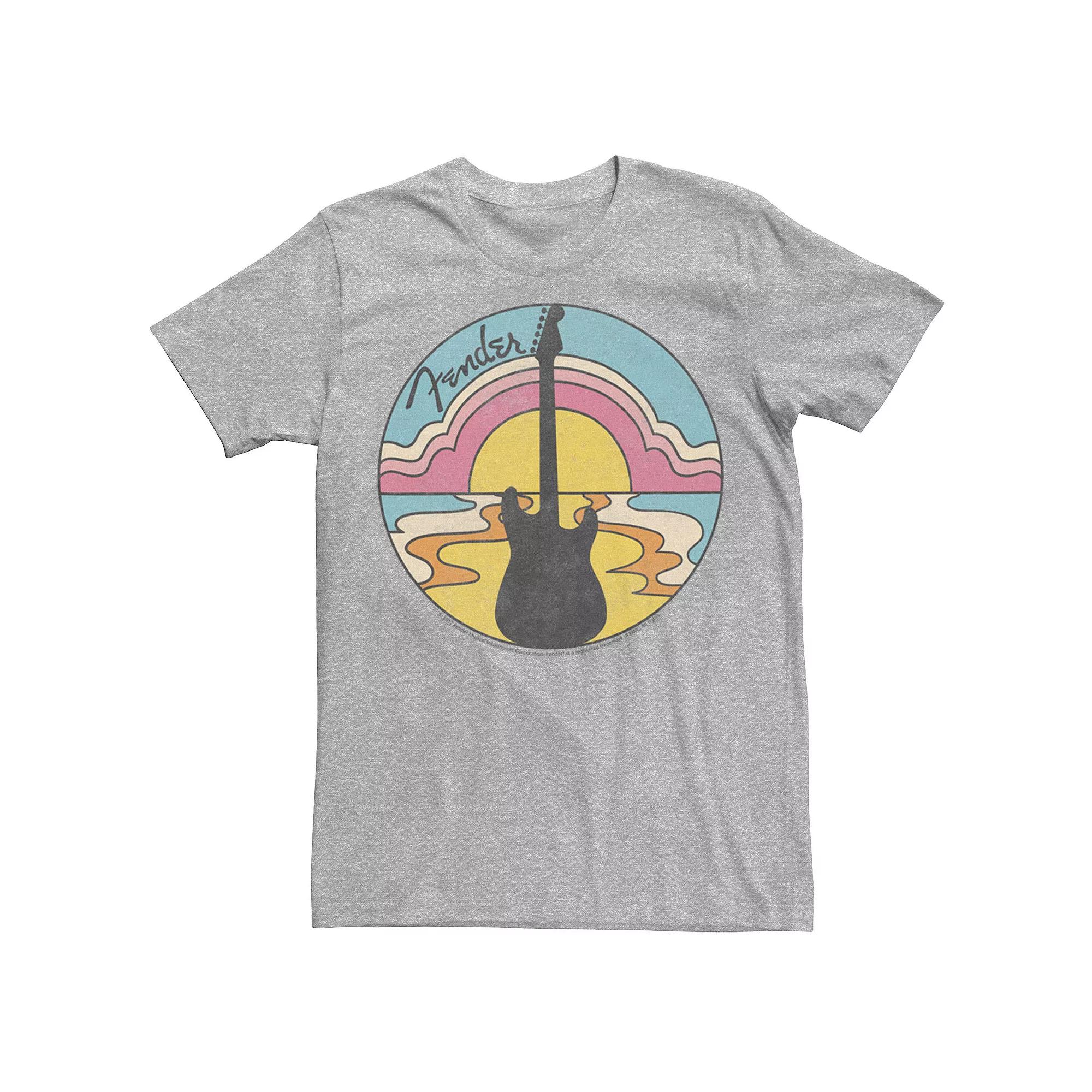 Men's Fender Groovy Sunset Logo Graphic Tee,  Product Image