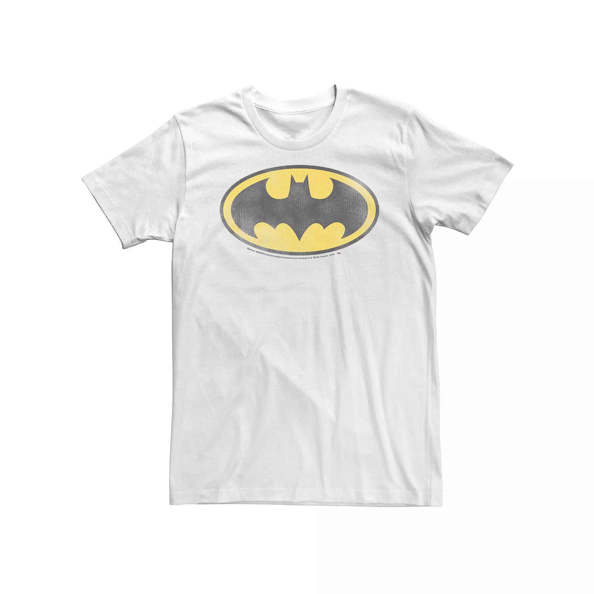 Big & Tall DC Comics Batman Chest Symbol Faded Tee, Boy's,  Product Image