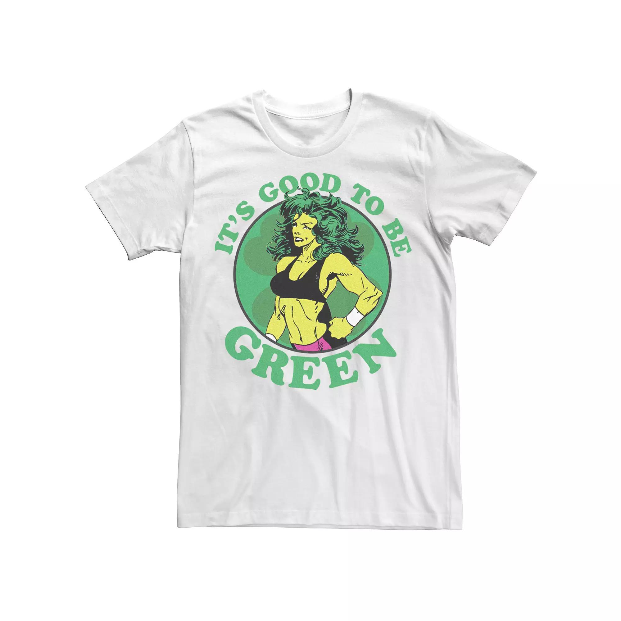 Men's Marvel St. Patrick's Day She-Hulk It's Good To Be Green Tee,  Product Image