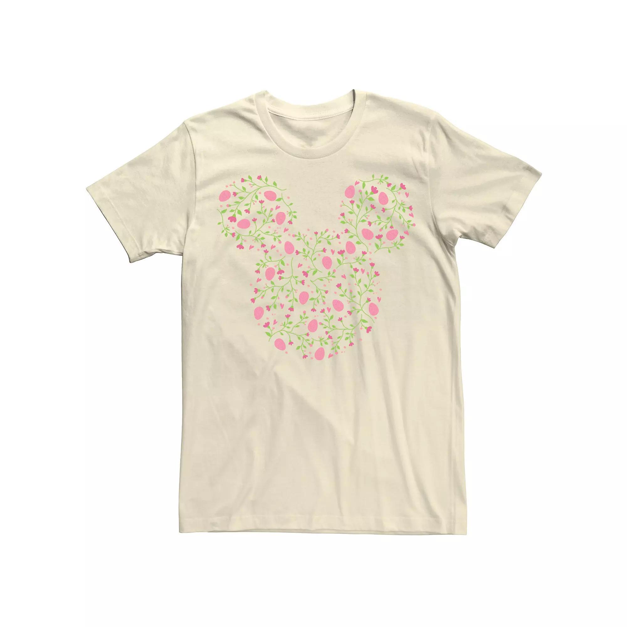Disney's Mickey & Friends Mickey Floral Egg Fill Men's Tee,  Product Image