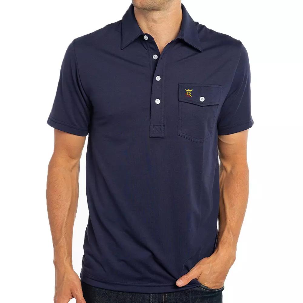 Men's Navy Real Salt Lake Player Polo, Size: XL, Slt Blue Product Image