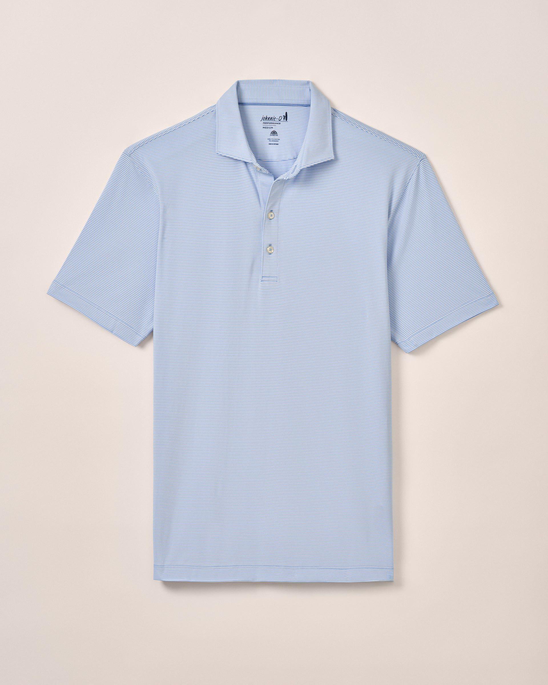 PerryGolf Performance Jersey Polo - Lyndonn Stripe Product Image
