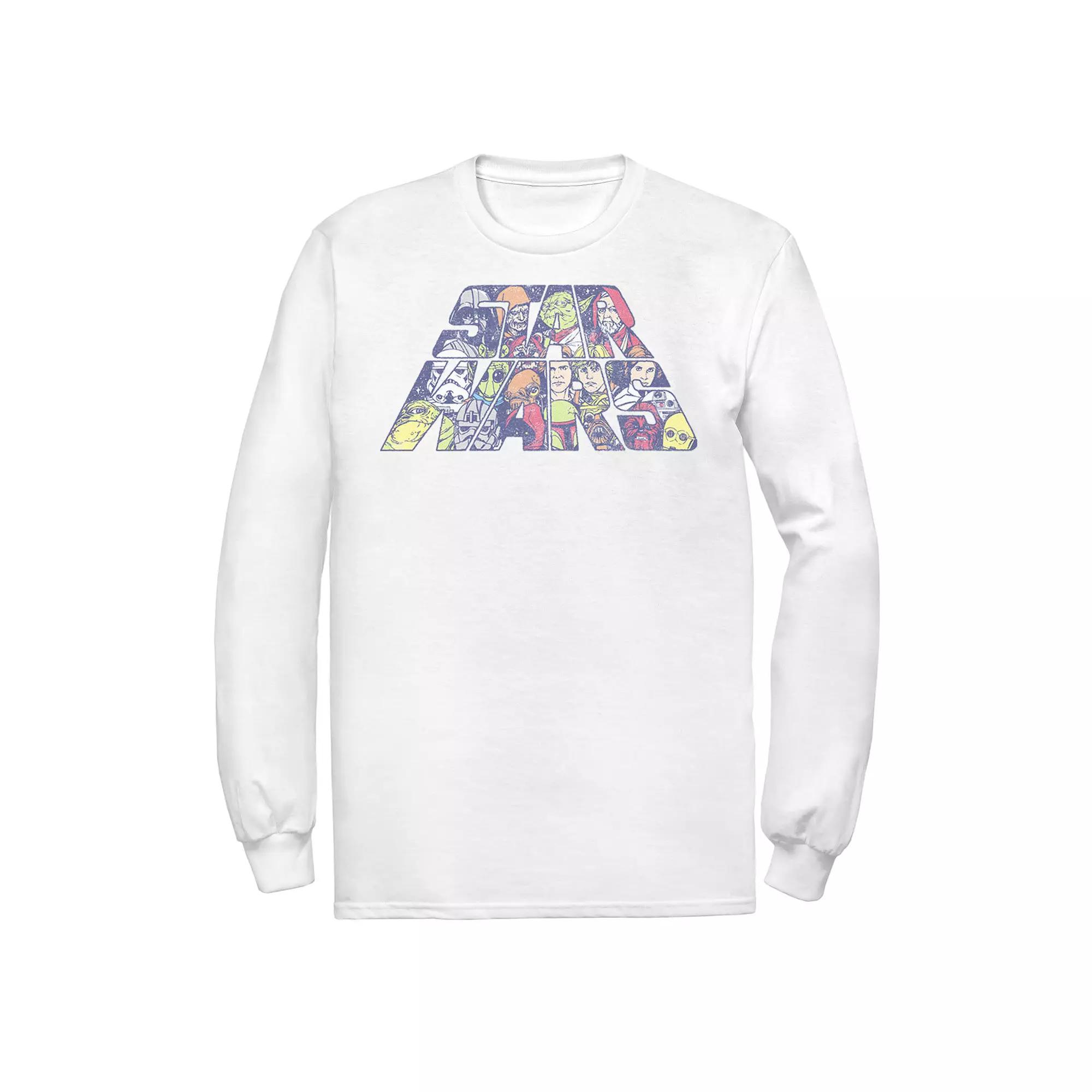 Men's Star Wars Logo Character Fill Tee,  Product Image