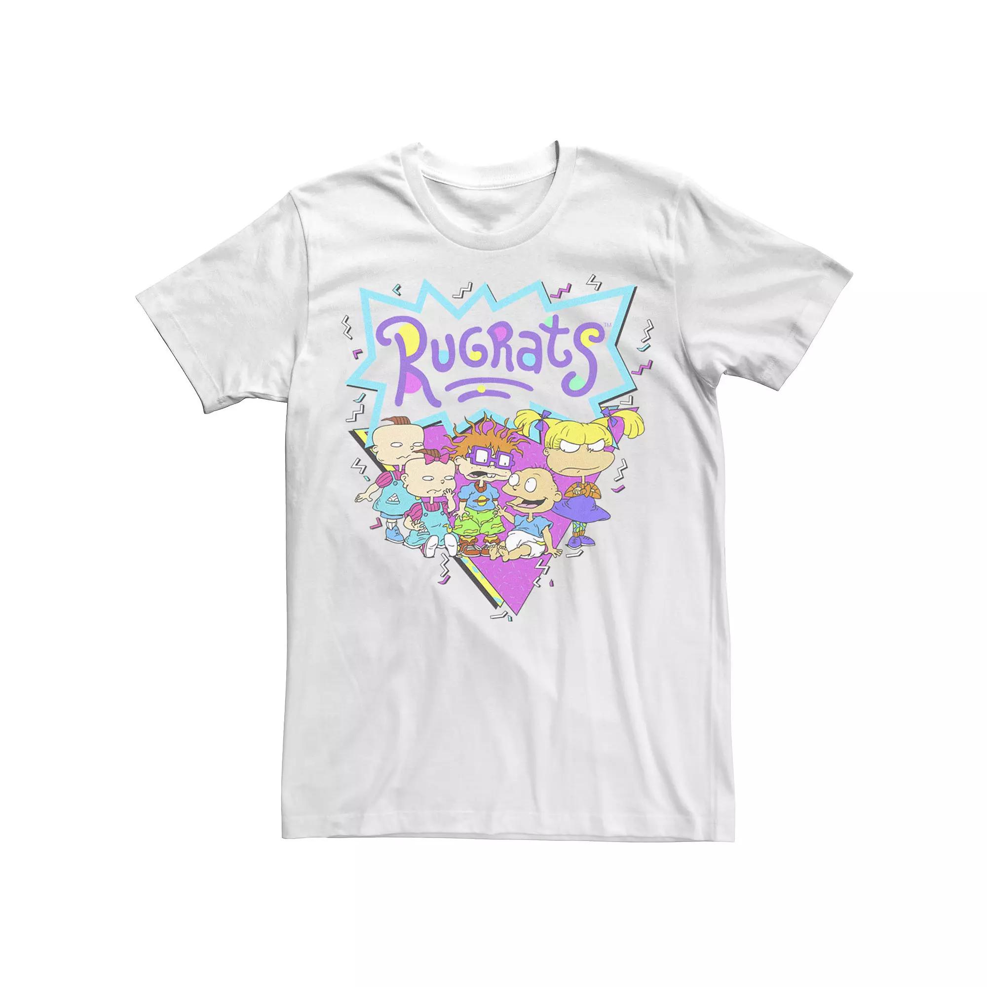 Big & Tall Nickelodeon Rugrats Retro 90's Group Logo Tee, Men's,  Product Image