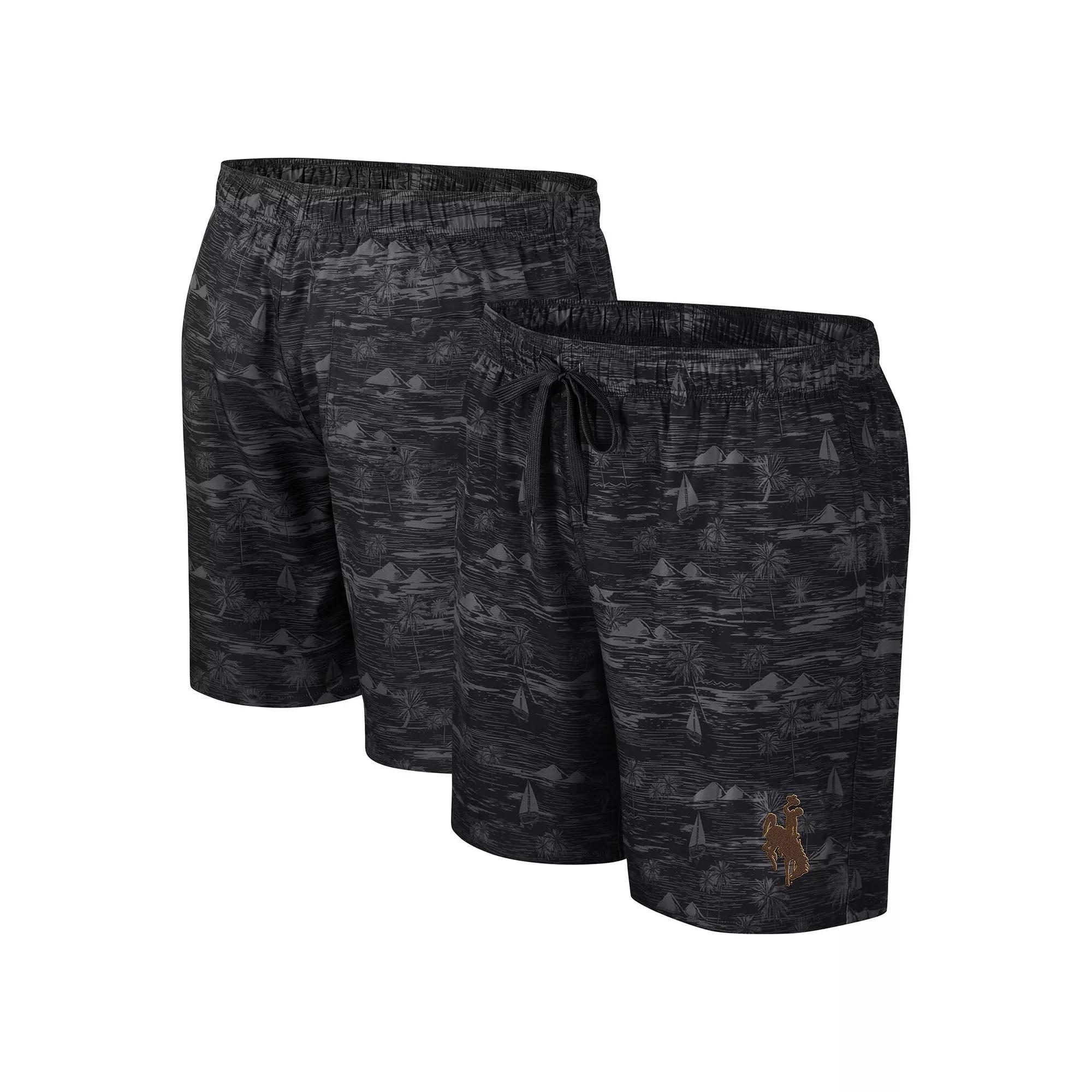 Men's Colosseum Navy Georgia Tech Yellow Jackets Ozark Swim Shorts,  Product Image