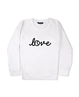 Womens Love Stitched Cotton-Blend Sweatshirt Product Image
