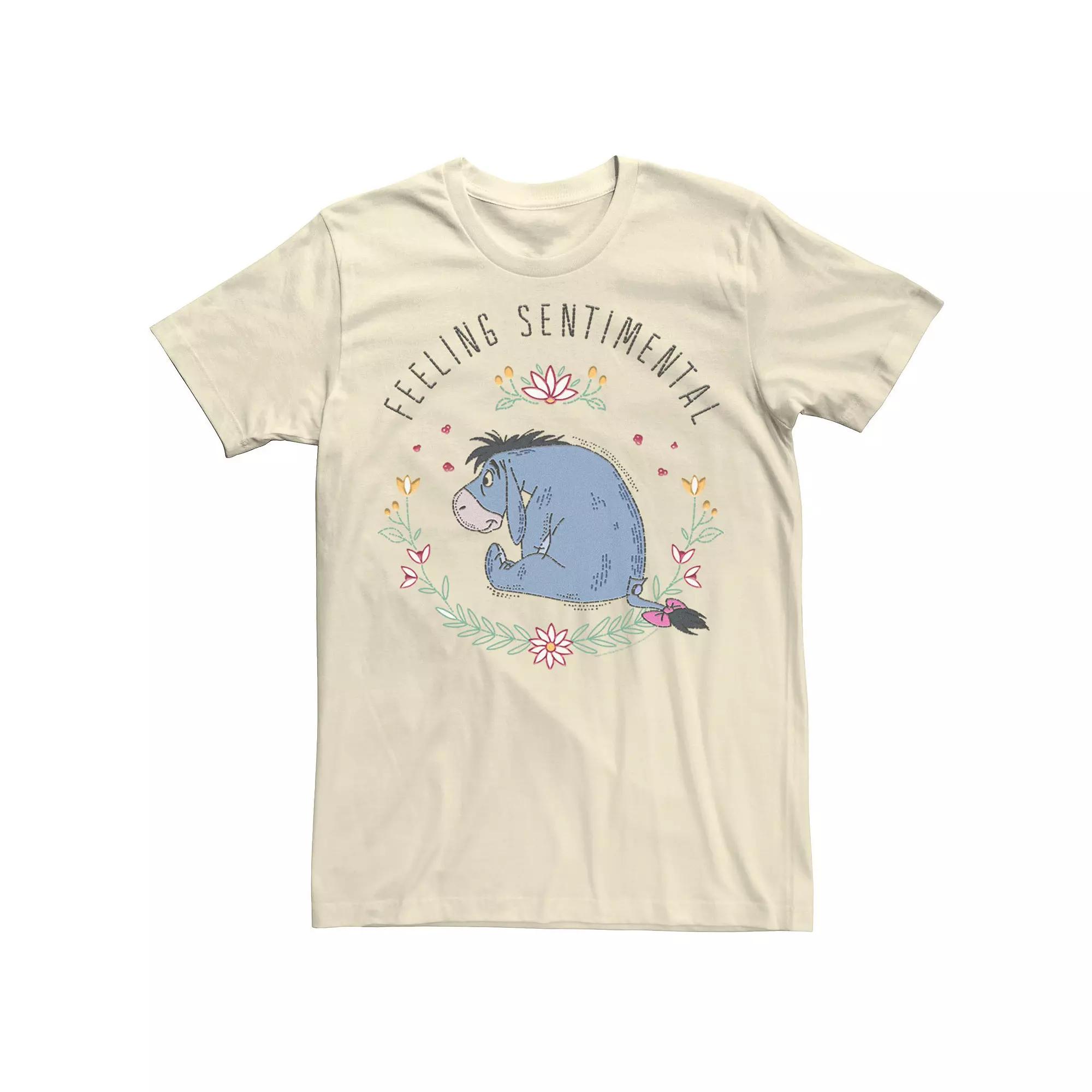 Disney's Winnie The Pooh Eeyore Feeling Sentimental Men's Tee,  Product Image