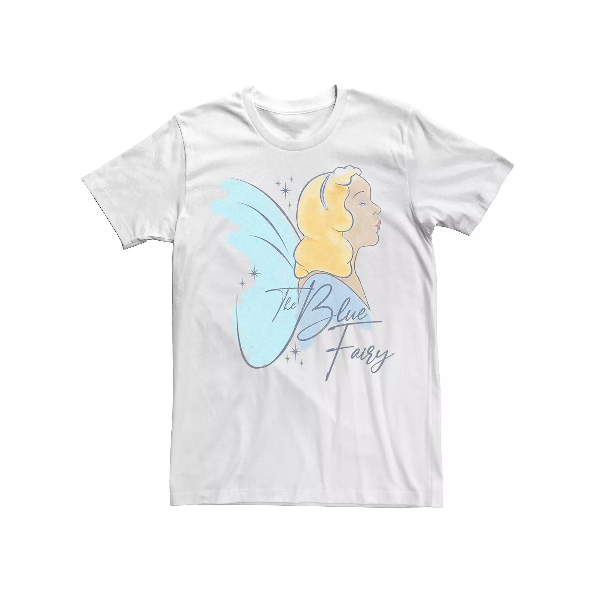Disney's Pinocchio Men's The Blue Fairy Watercolor Tee,  Product Image