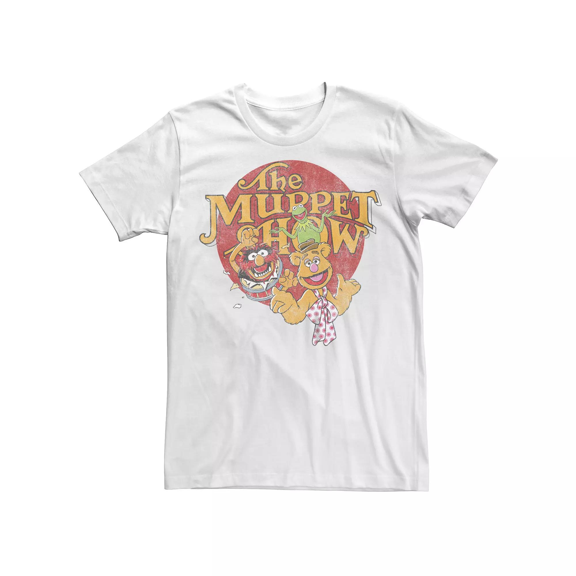 Men's The Muppet Show Poster Graphic Tee, Size: Medium, White Product Image