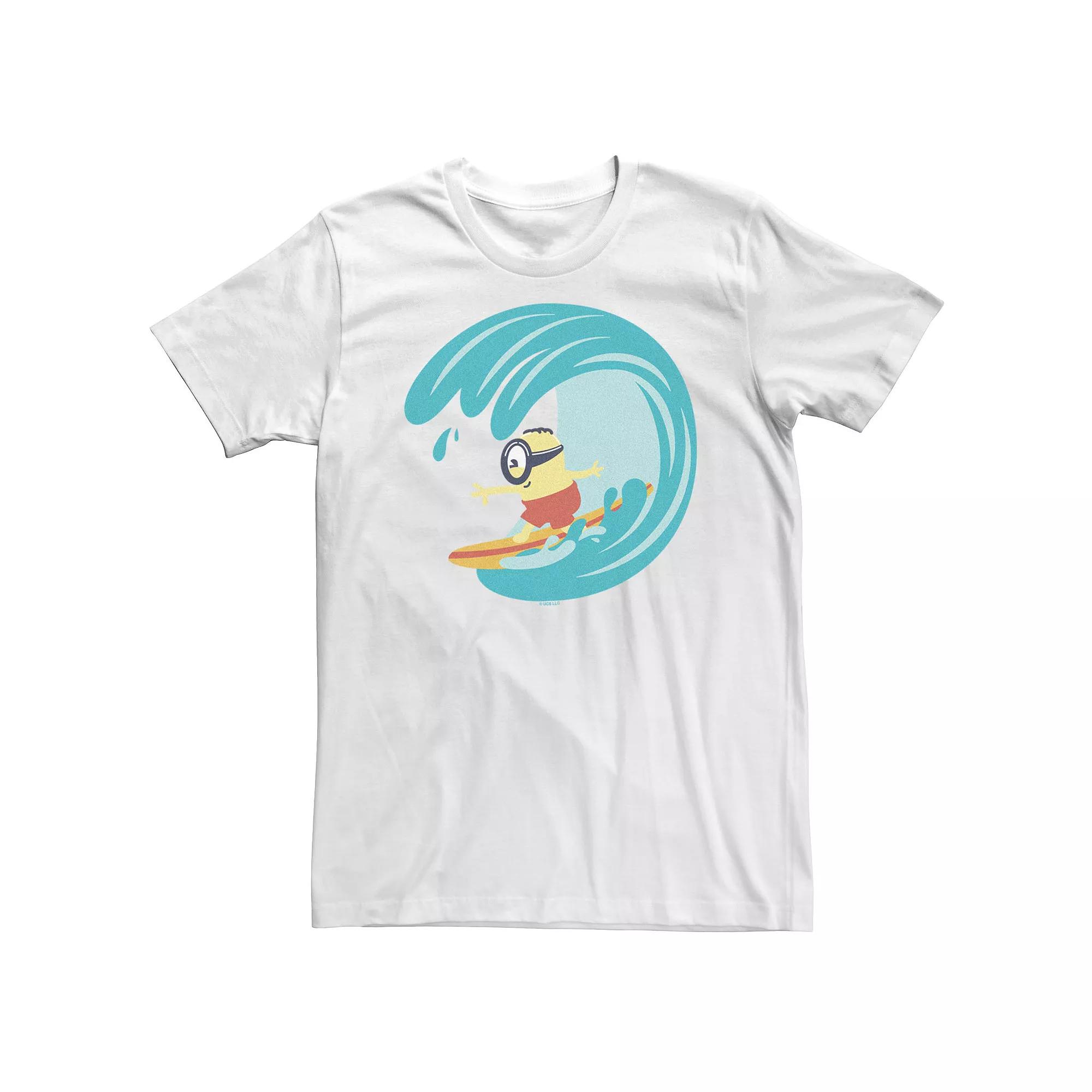 Big & Tall Despicable Me Minions Surfs Up Tidal Wave Tee, Men's,  Product Image