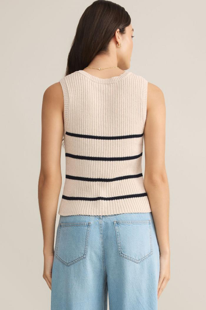Sycamore Stripe Sweater Vest Product Image