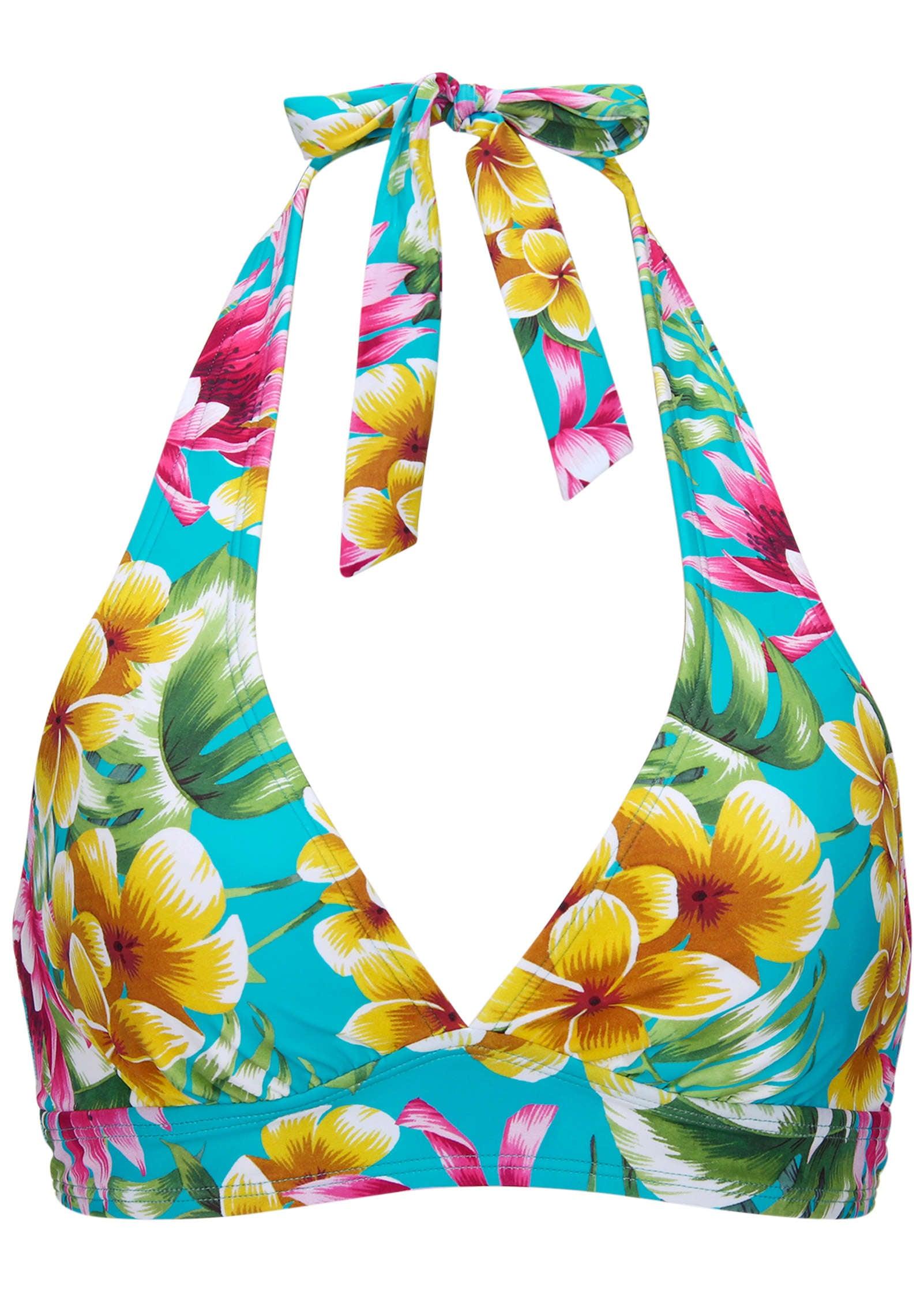 Anguilla Halter Top - Highlighted Tropic Product Image