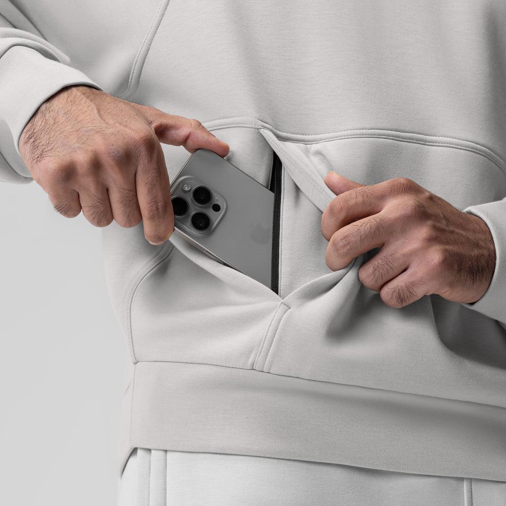 1020. Dri-Core™ Oversized Crewneck - Light Grey Product Image