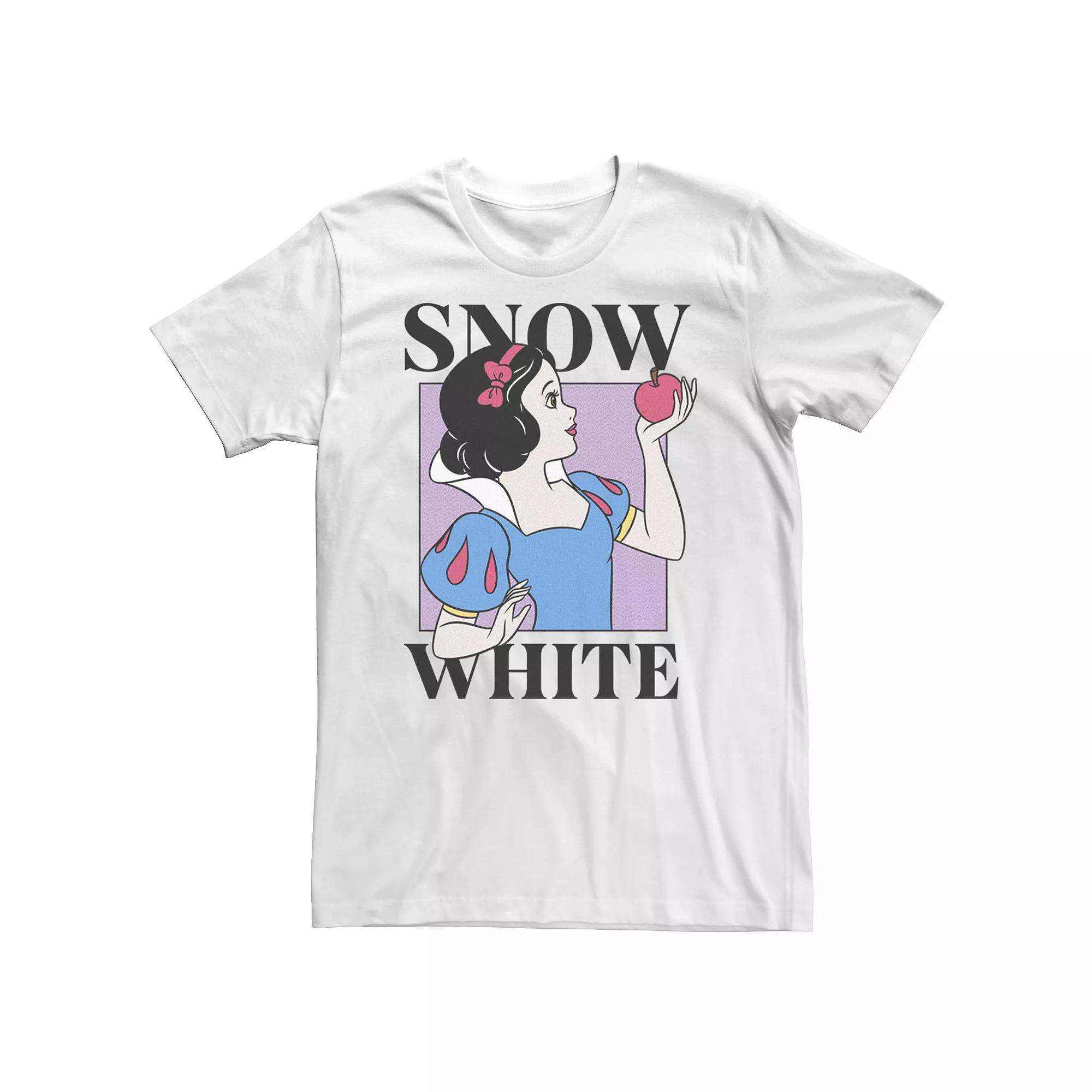 Big & Tall Disney Snow White And The Seven Dwarfs Front & Back Box Up Tee, Men's,  Product Image