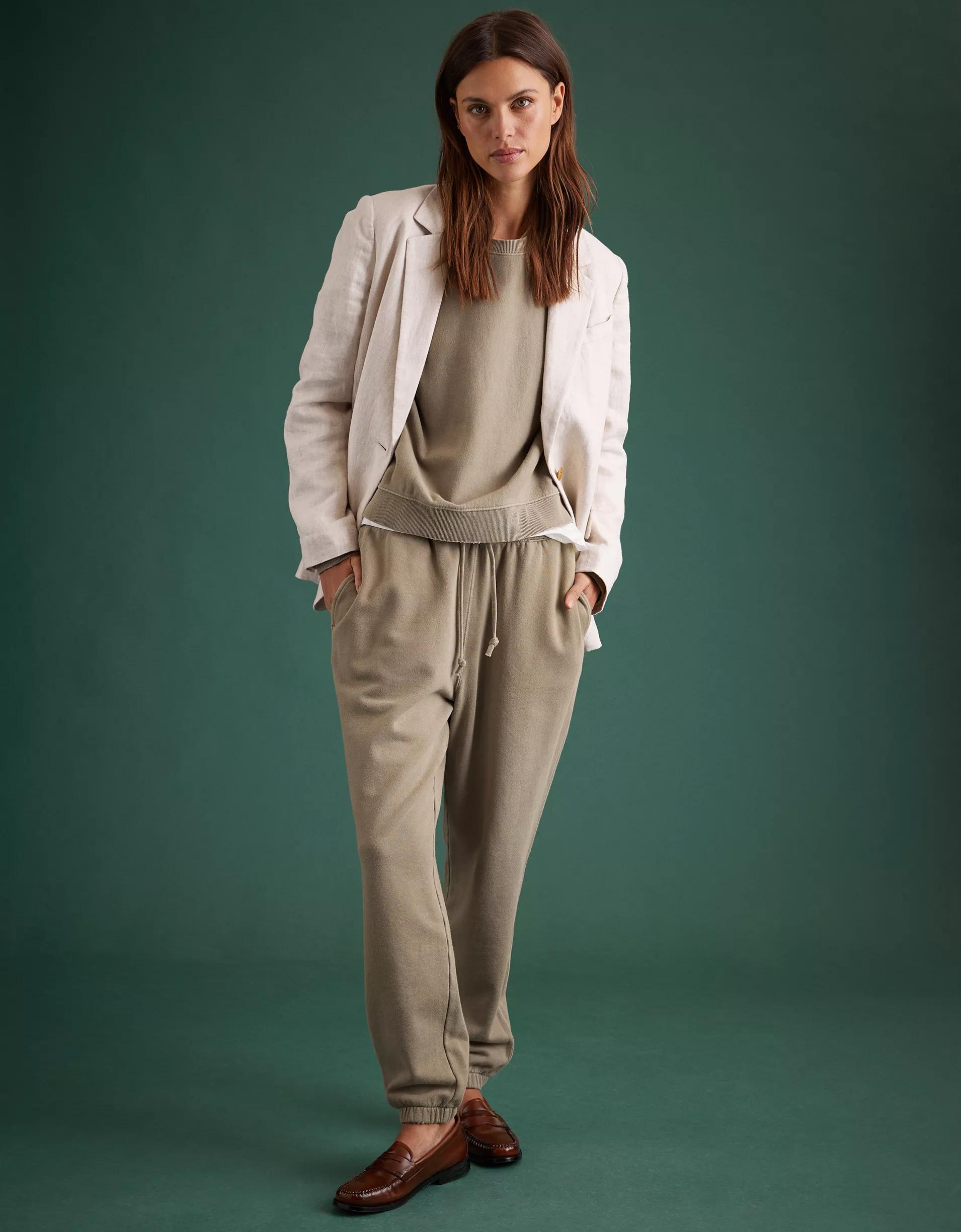 AE77 Premium French Terry Crewneck Sweatshirt Product Image