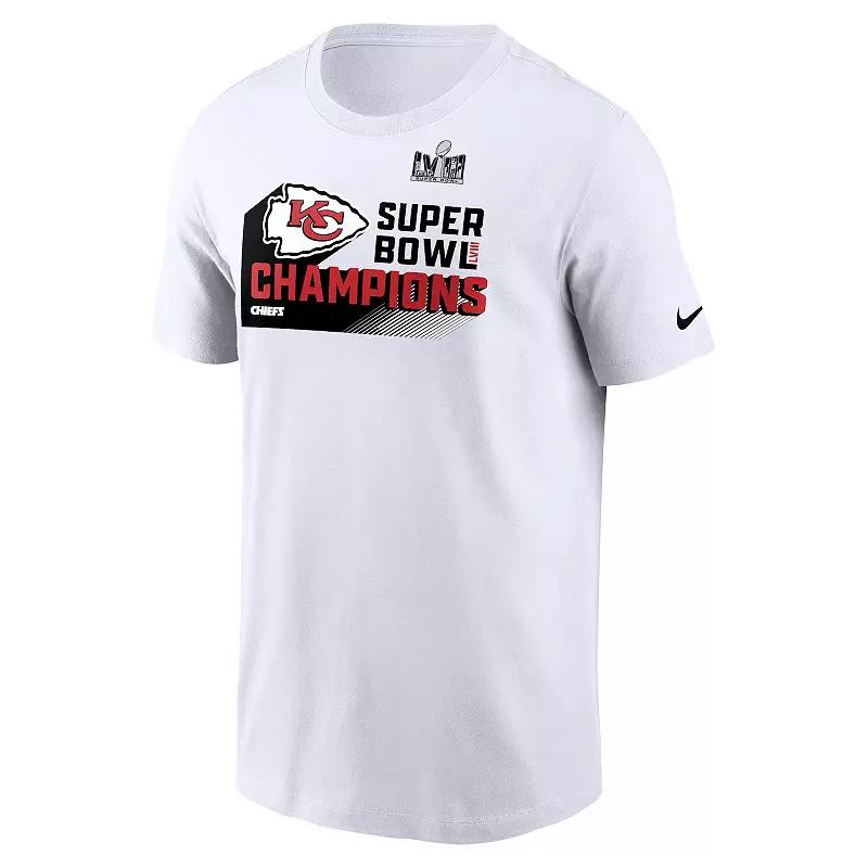 Men's Nike Kansas City Chiefs Super Bowl LVIII Champions Iconic Tee, Size: XL, White Product Image