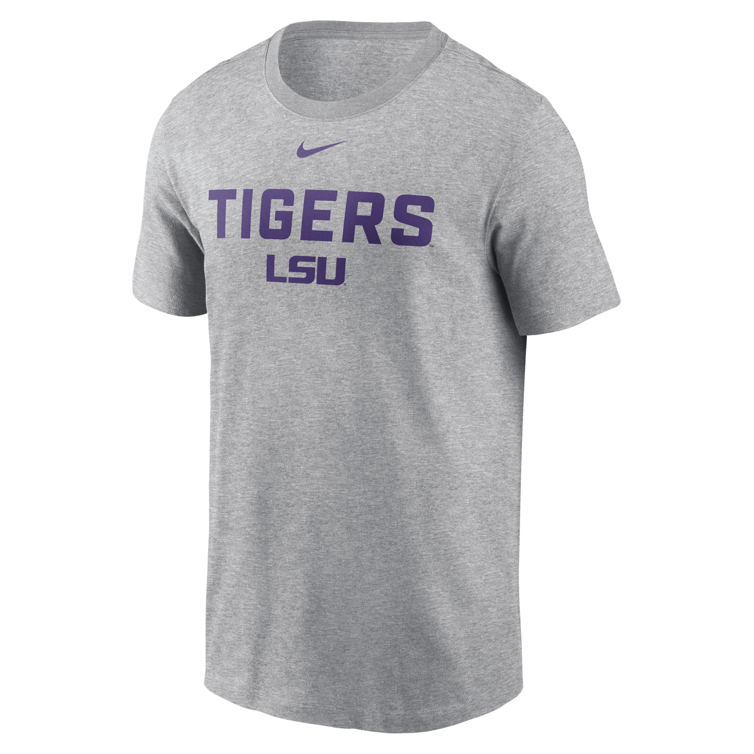 LSU Campus 2-Hit Nike Mens College T-Shirt | N19906GLSN-A41 Product Image