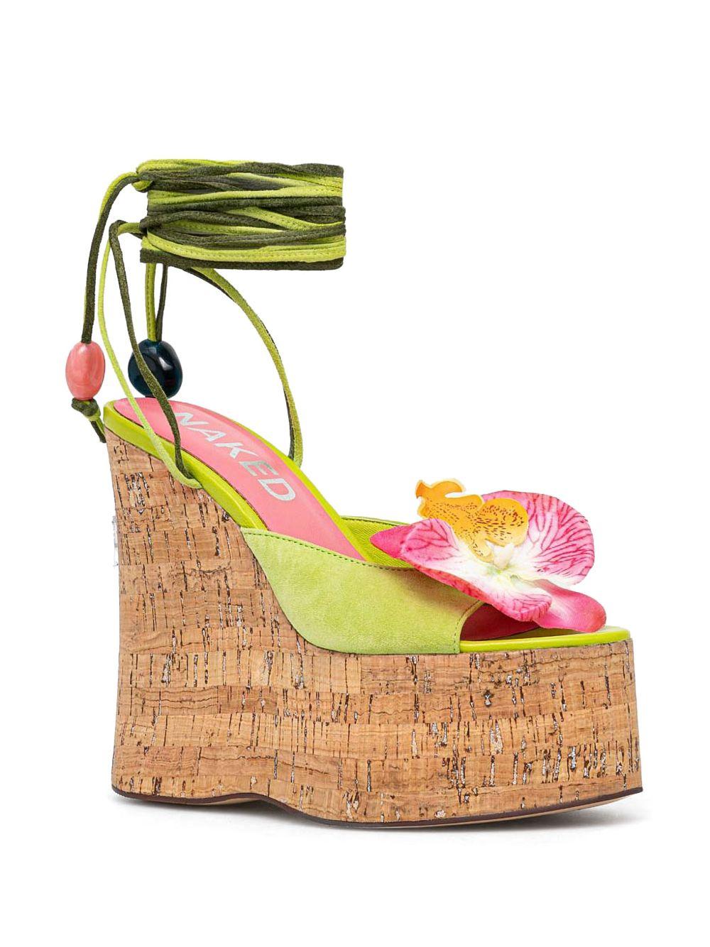 140mm Sunflower suede sandals Product Image