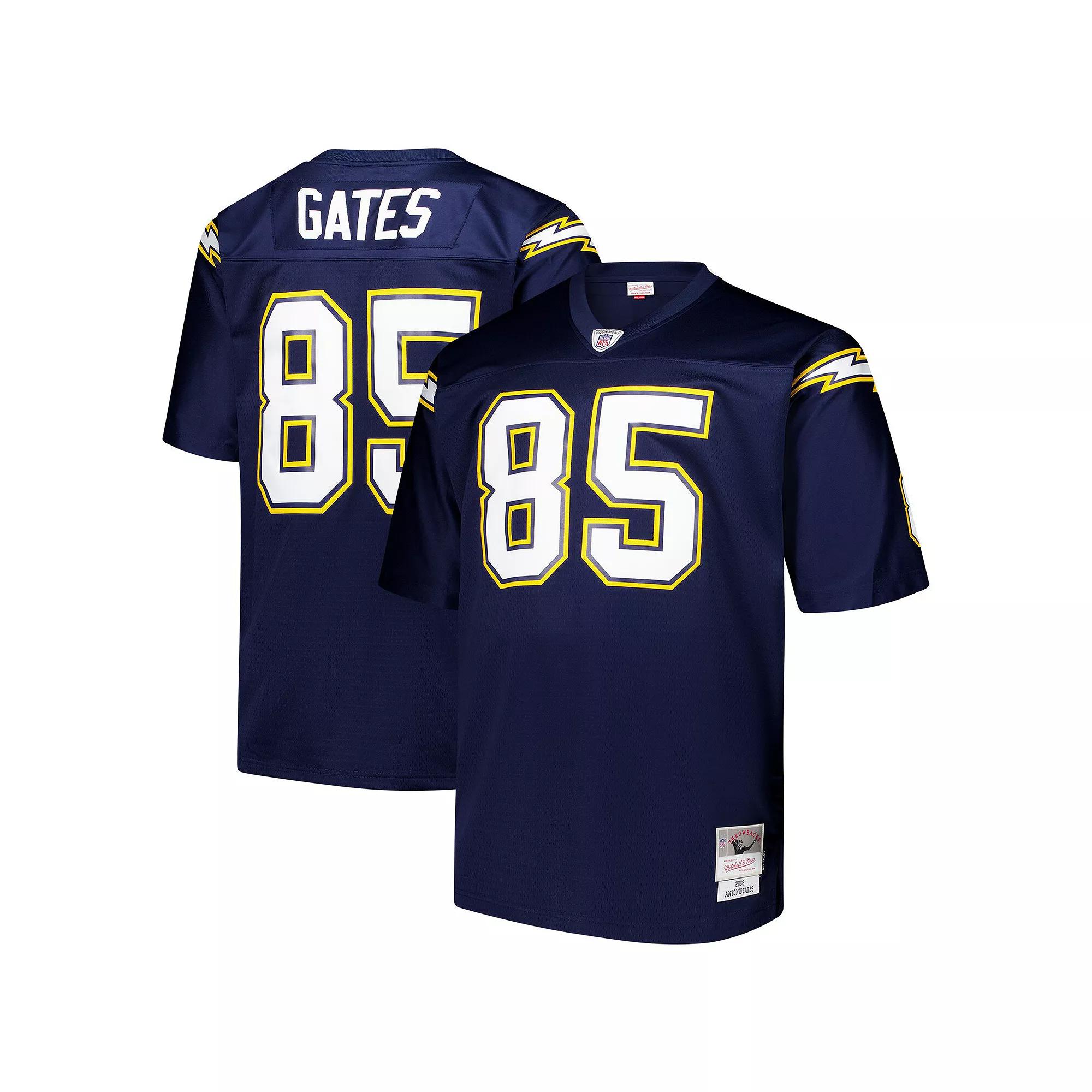 Men's Mitchell & Ness Antonio Gates Navy Los Angeles Chargers Big & Tall 2006 Team Legacy Retired Player Jersey, Size: 3XB, Blue Product Image