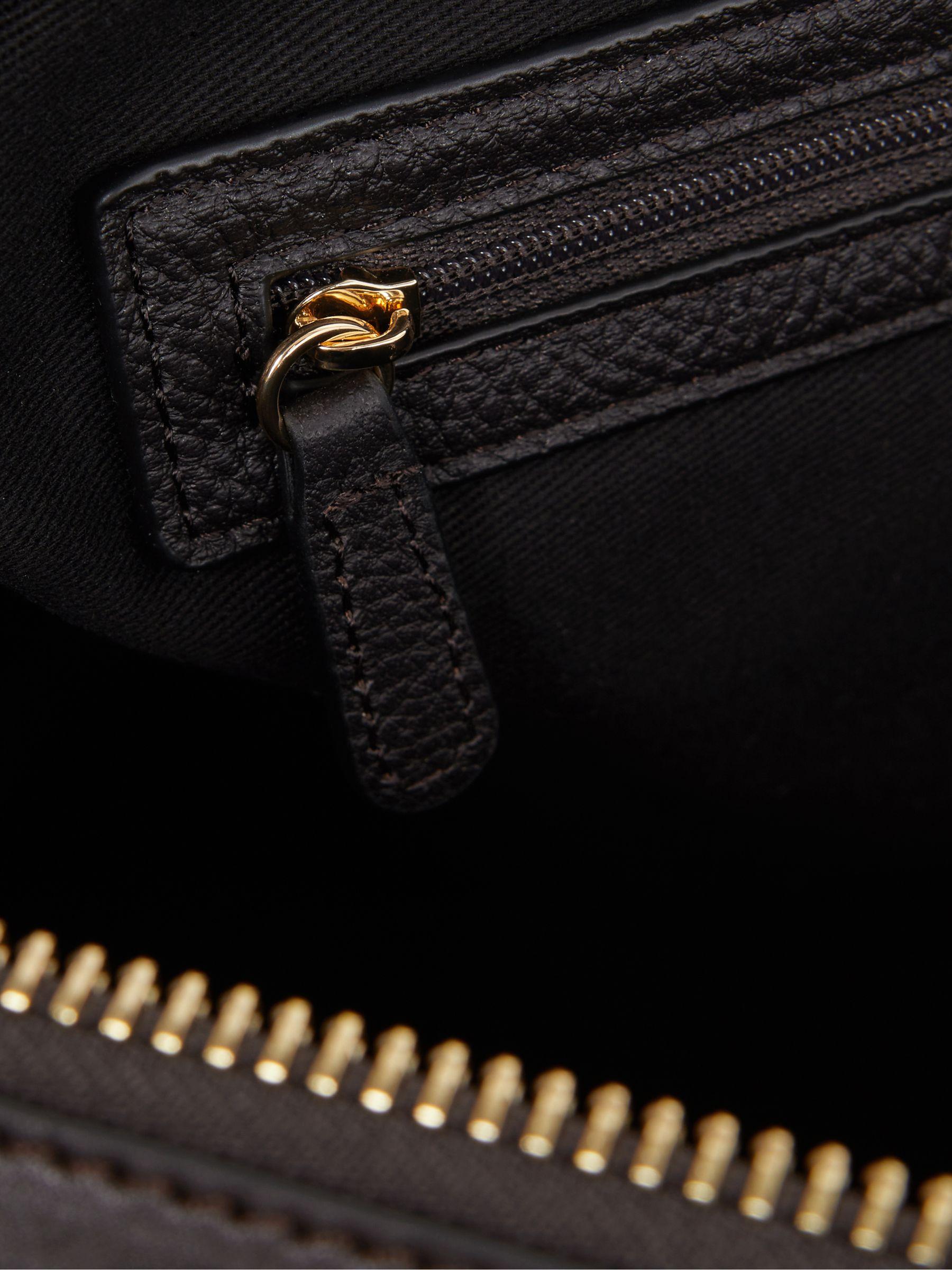 Leather Holdall in Chocolate Product Image