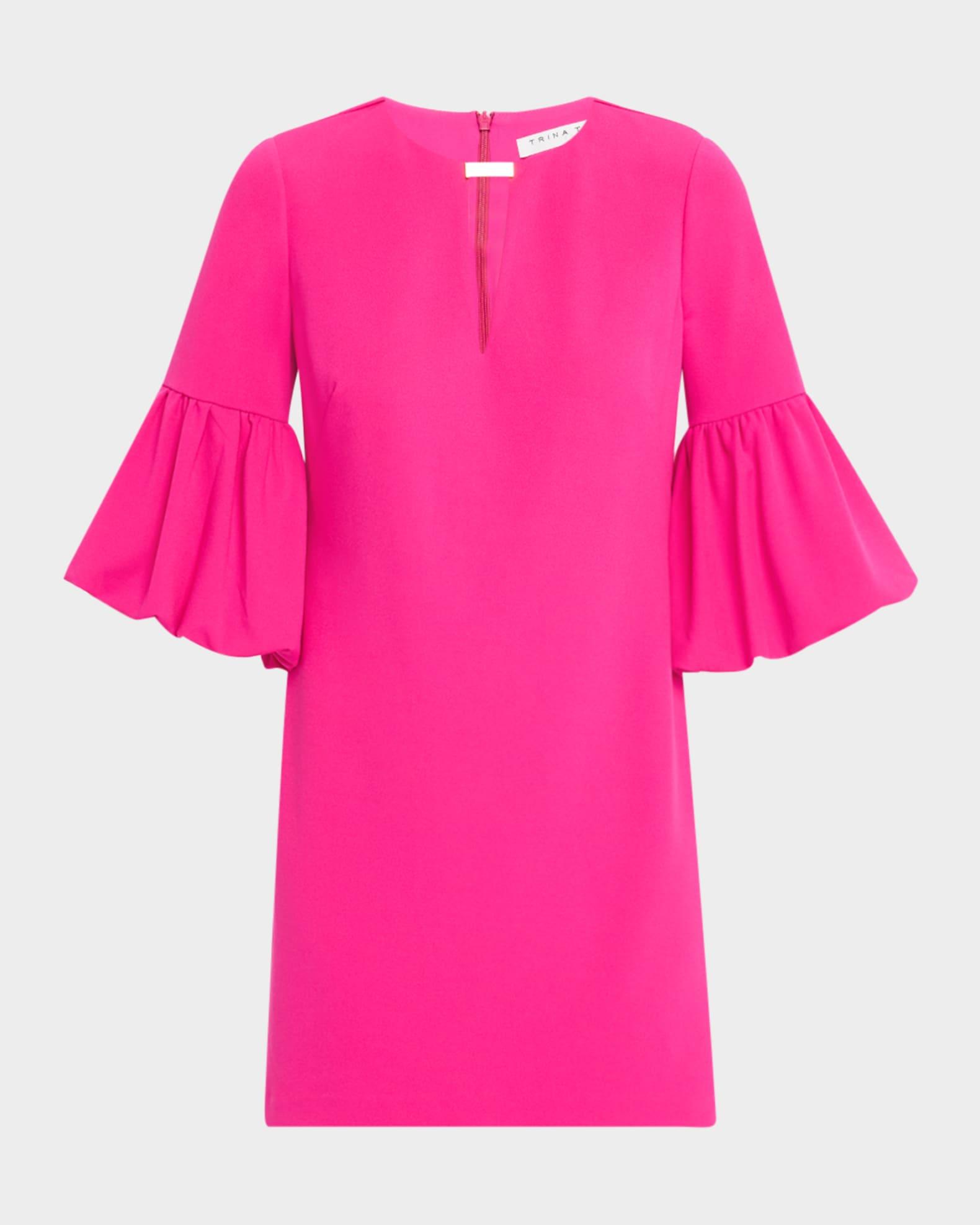 Redford Cutout Bell-Sleeve Mini Dress Product Image