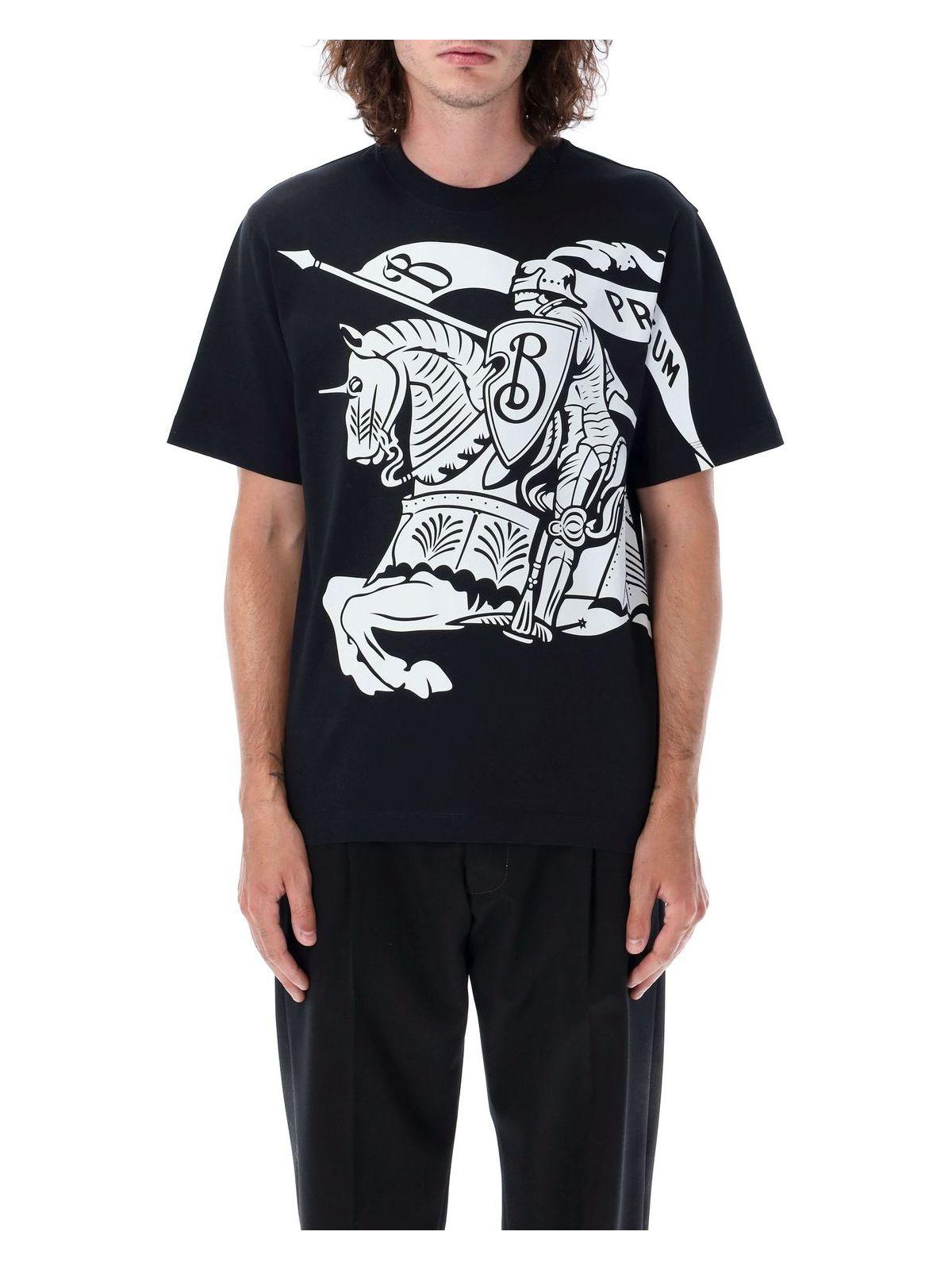 Equestrian Knight-print cotton T-shirt Product Image