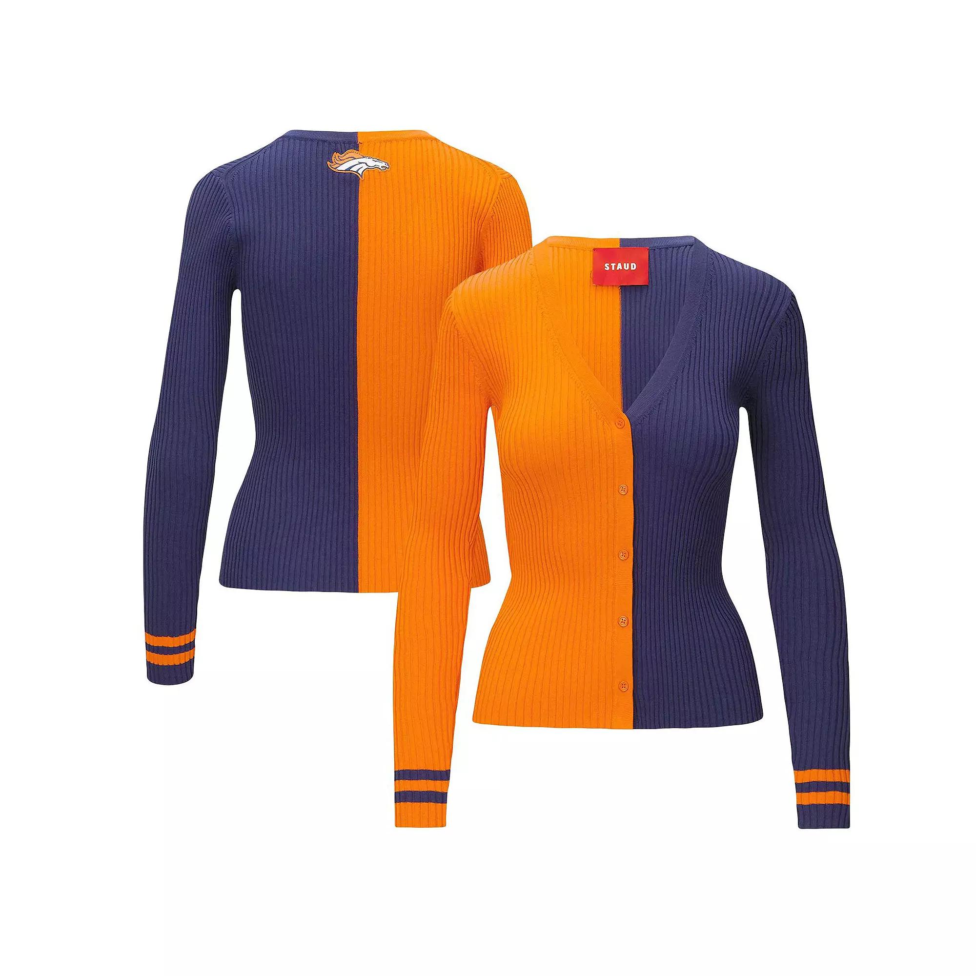 Women's Orange/Navy Denver Broncos Cargo Sweater,  Product Image